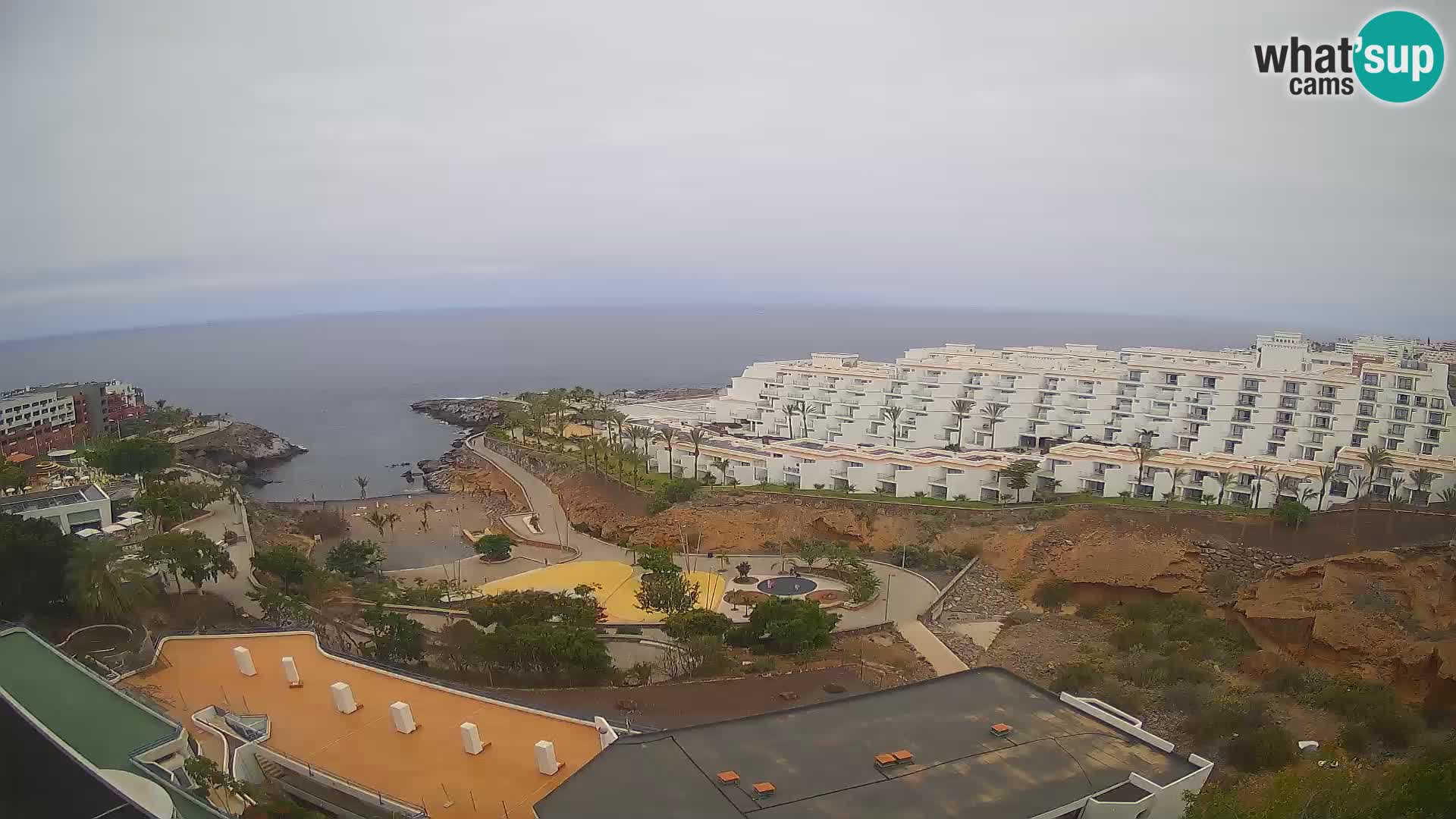 Live webcam Playa de Las Galgas – Playa Paraiso – La Gomera island – Adeje – Tenerife