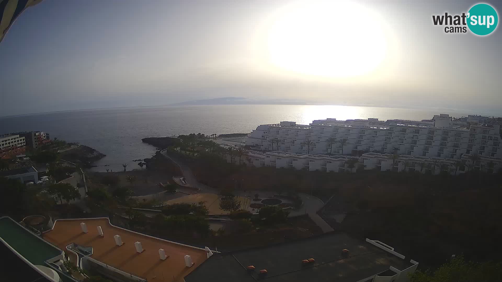 Web kamera uživo Playa de Las Galgas – Playa Paraiso – otok La Gomera – Costa Adeje – Tenerife