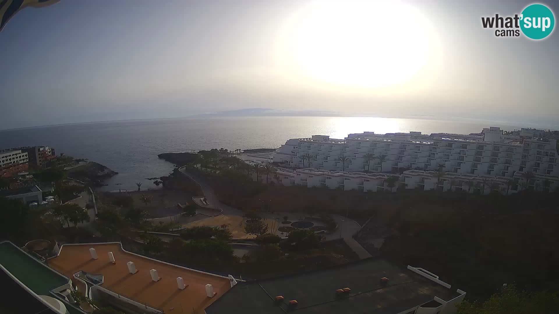 Live webcam Playa de Las Galgas – Playa Paraiso – La Gomera island – Adeje – Tenerife