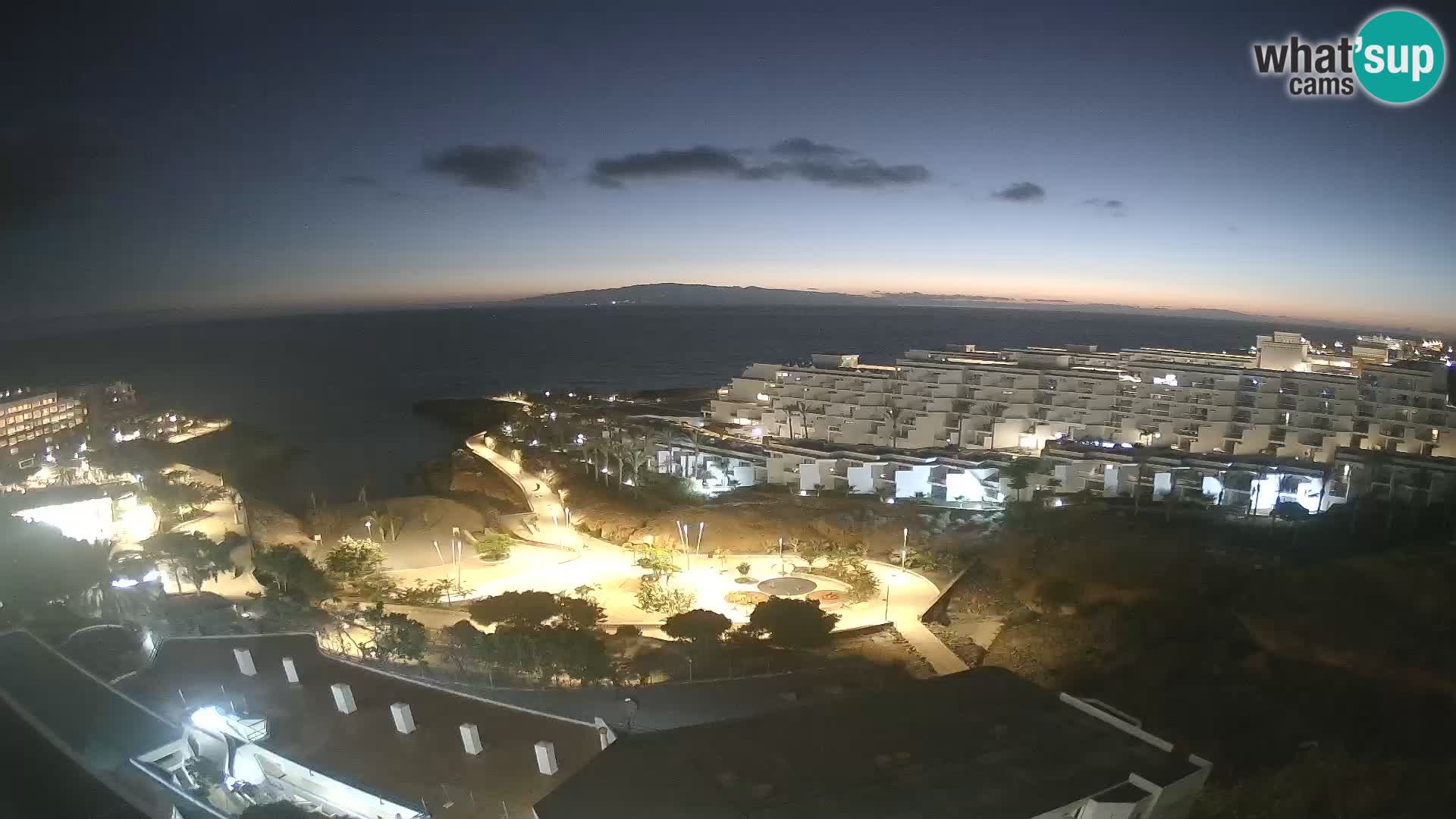 Webcam en direct Playa de Las Galgas – Playa Paraiso – île de La Gomera – Costa Adeje – Tenerife