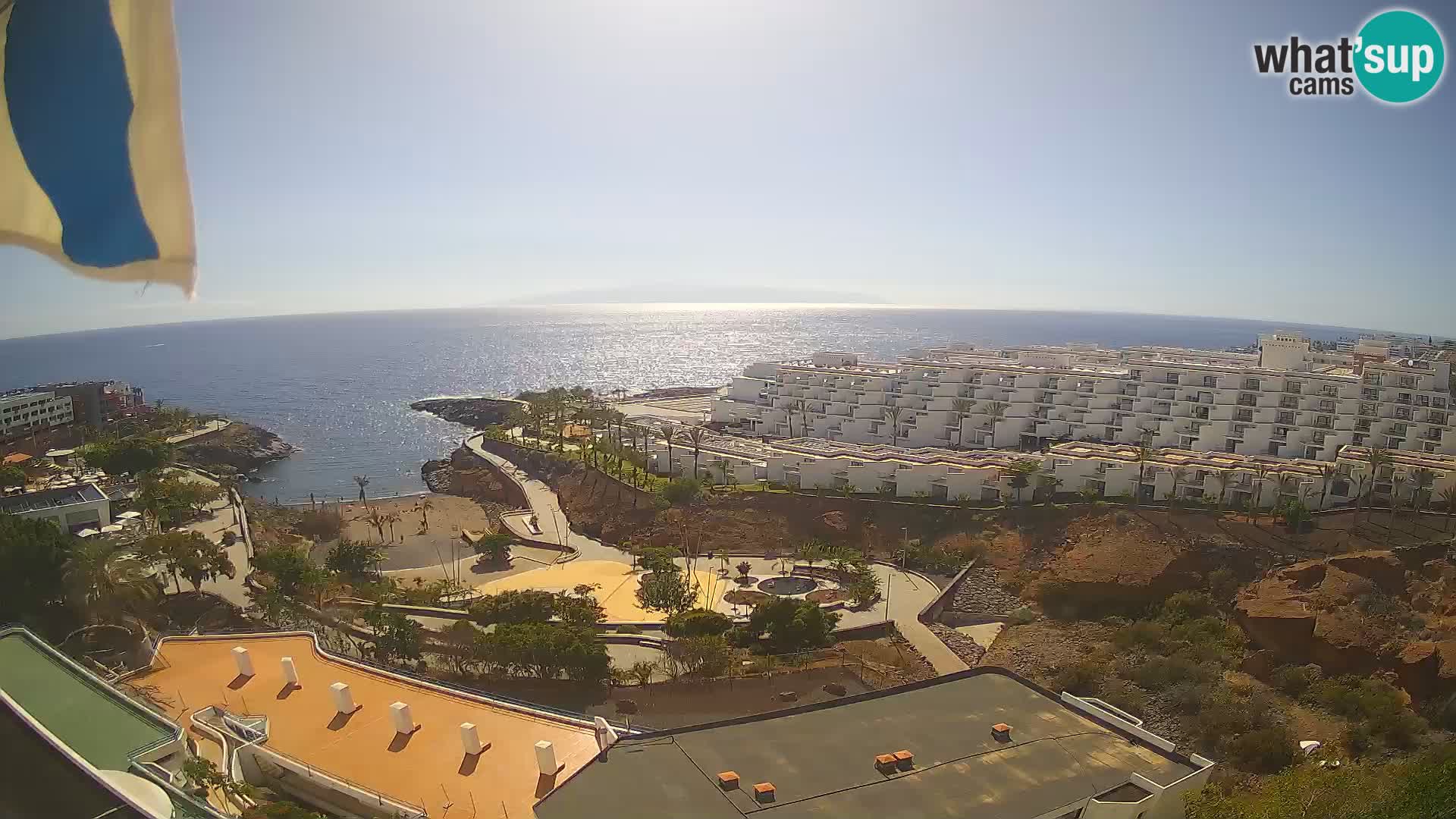 Live-Webcam Las Galgas Strand – Playa Paraiso – Insel La Gomera – Costa Adeje – Teneriffa