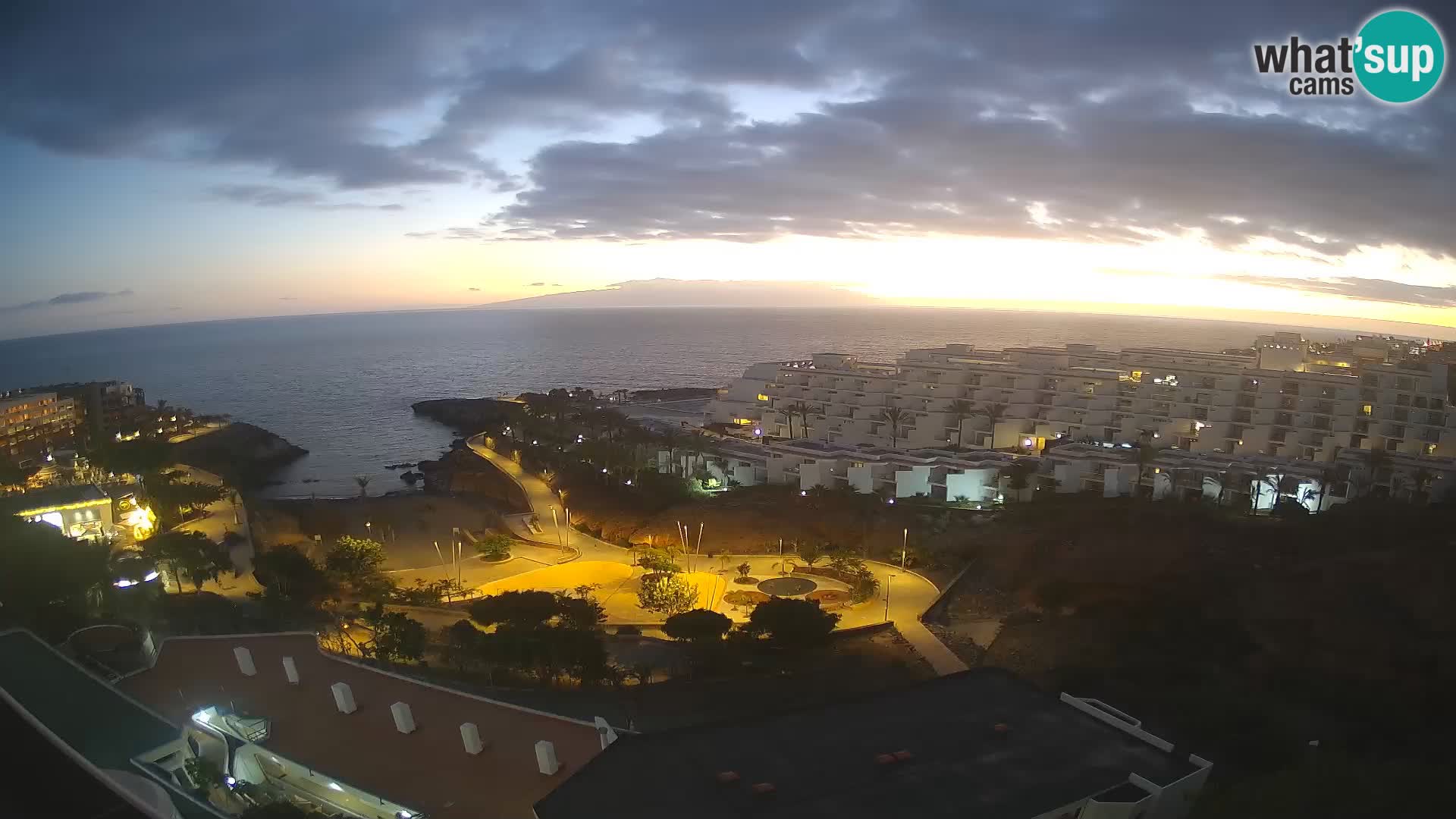 Spletna kamera v živo Las Galgas plaža – Playa Paraiso – otok La Gomera – Costa Adeje – Tenerife