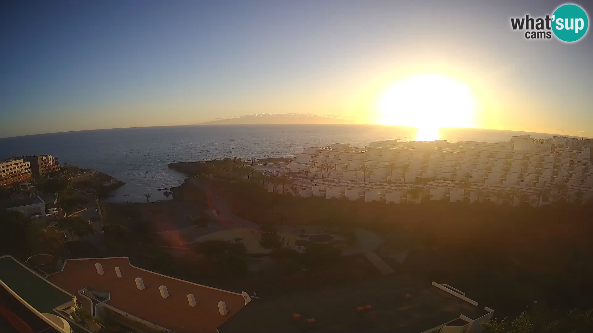 Spletna kamera v živo Las Galgas plaža – Playa Paraiso – otok La Gomera – Costa Adeje – Tenerife