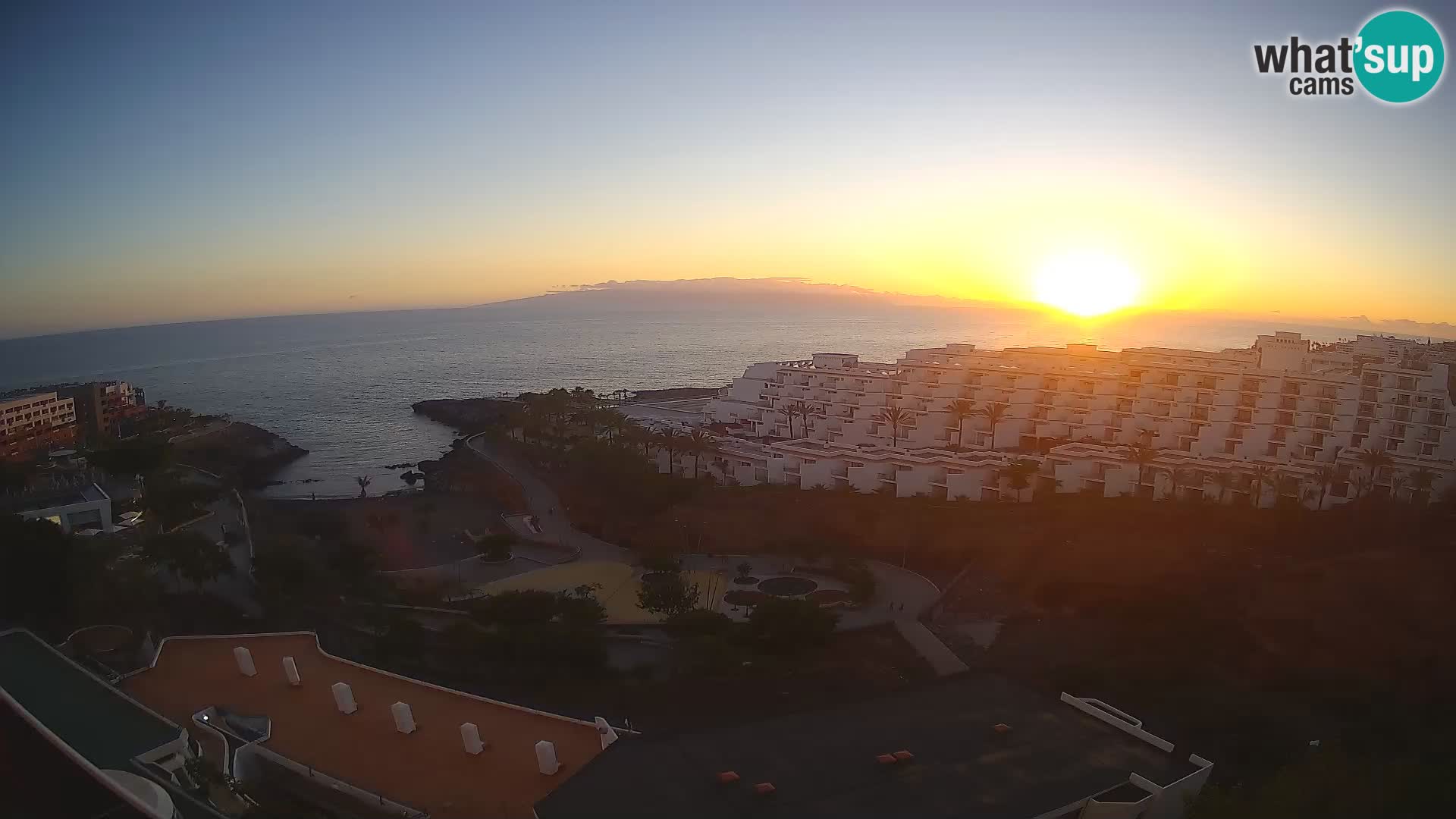 Spletna kamera v živo Las Galgas plaža – Playa Paraiso – otok La Gomera – Costa Adeje – Tenerife