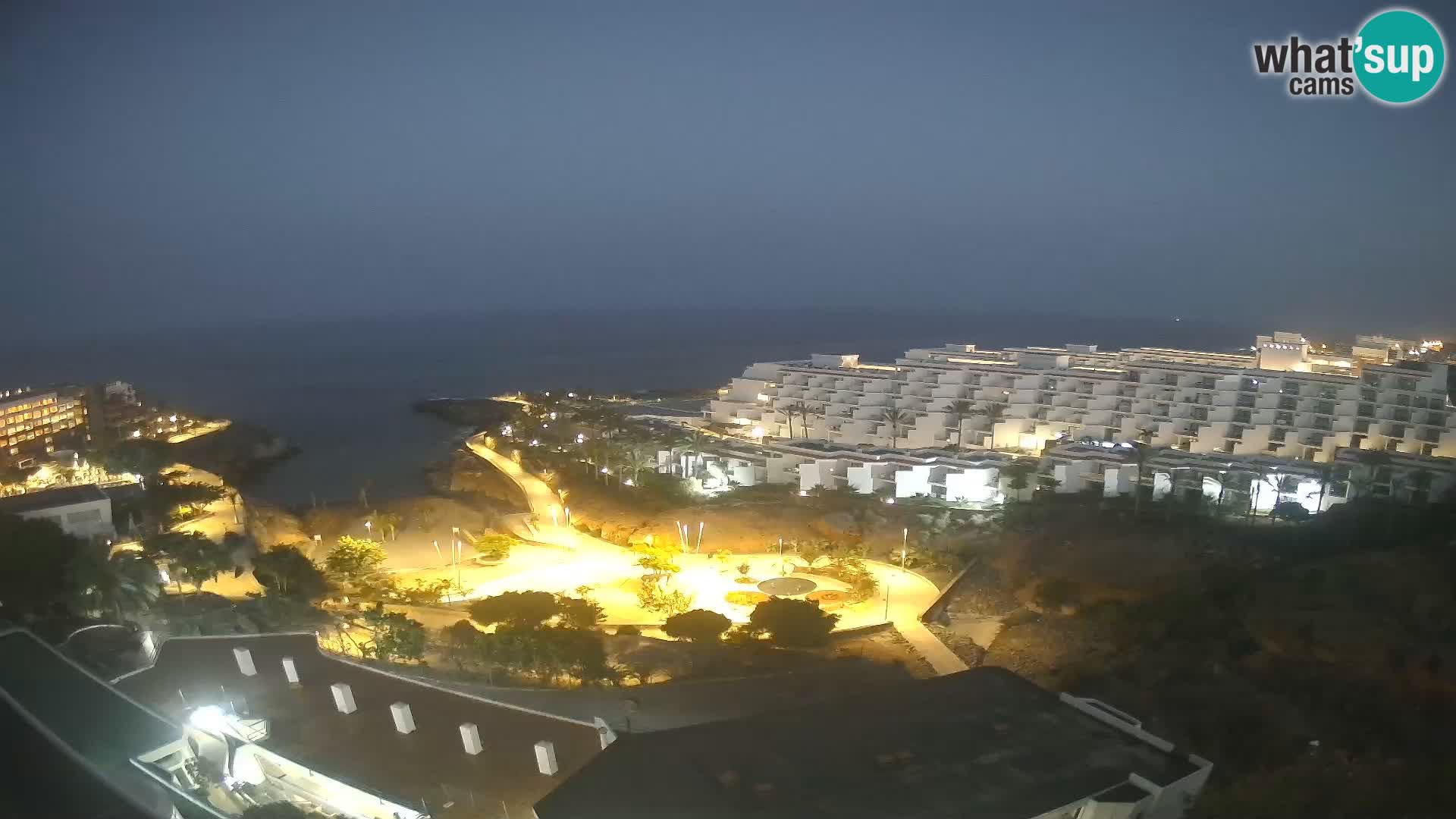 Live webcam Playa de Las Galgas – Playa Paraiso – La Gomera island – Adeje – Tenerife