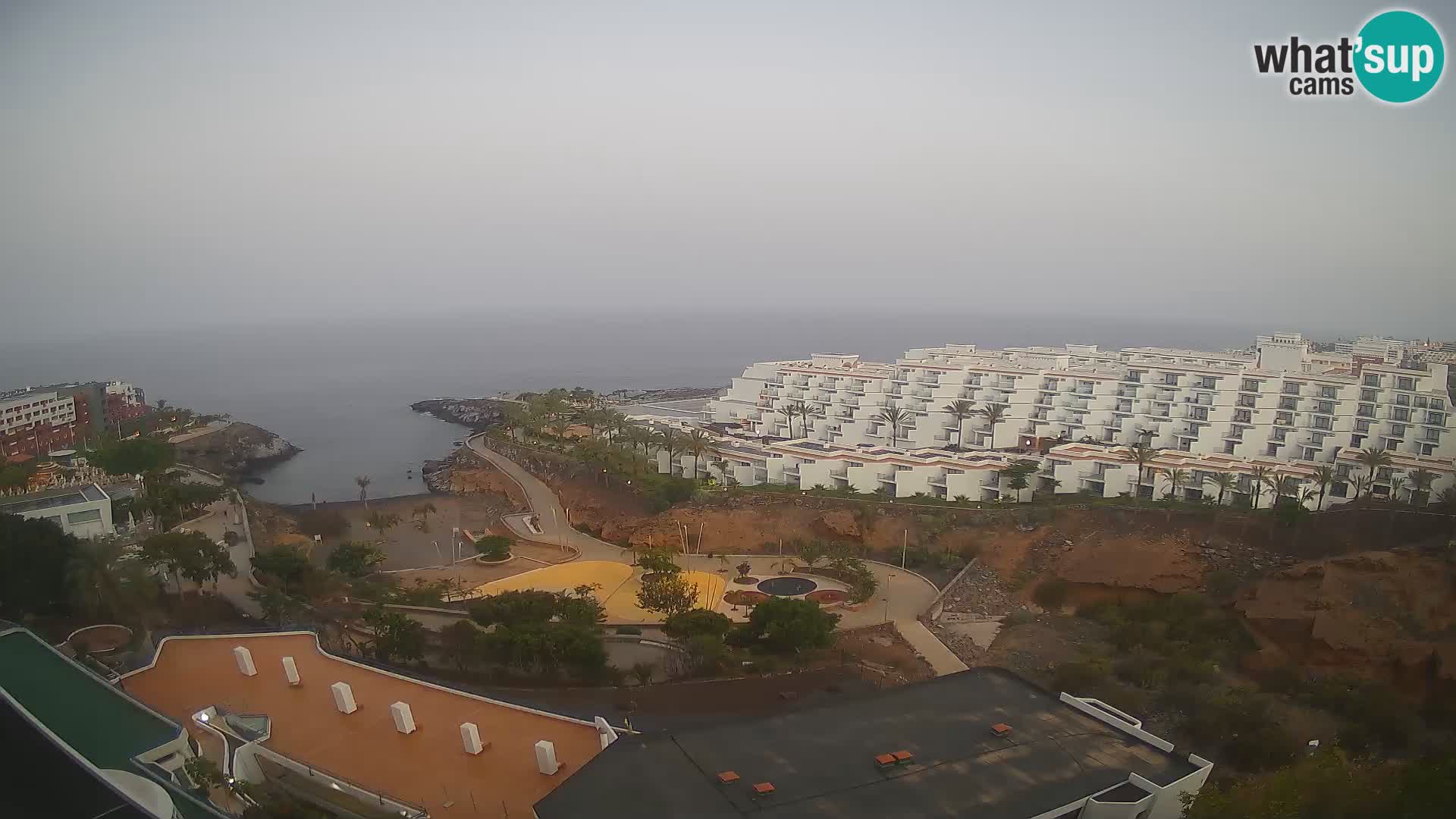 Live webcam Playa de Las Galgas – Playa Paraiso – La Gomera island – Adeje – Tenerife