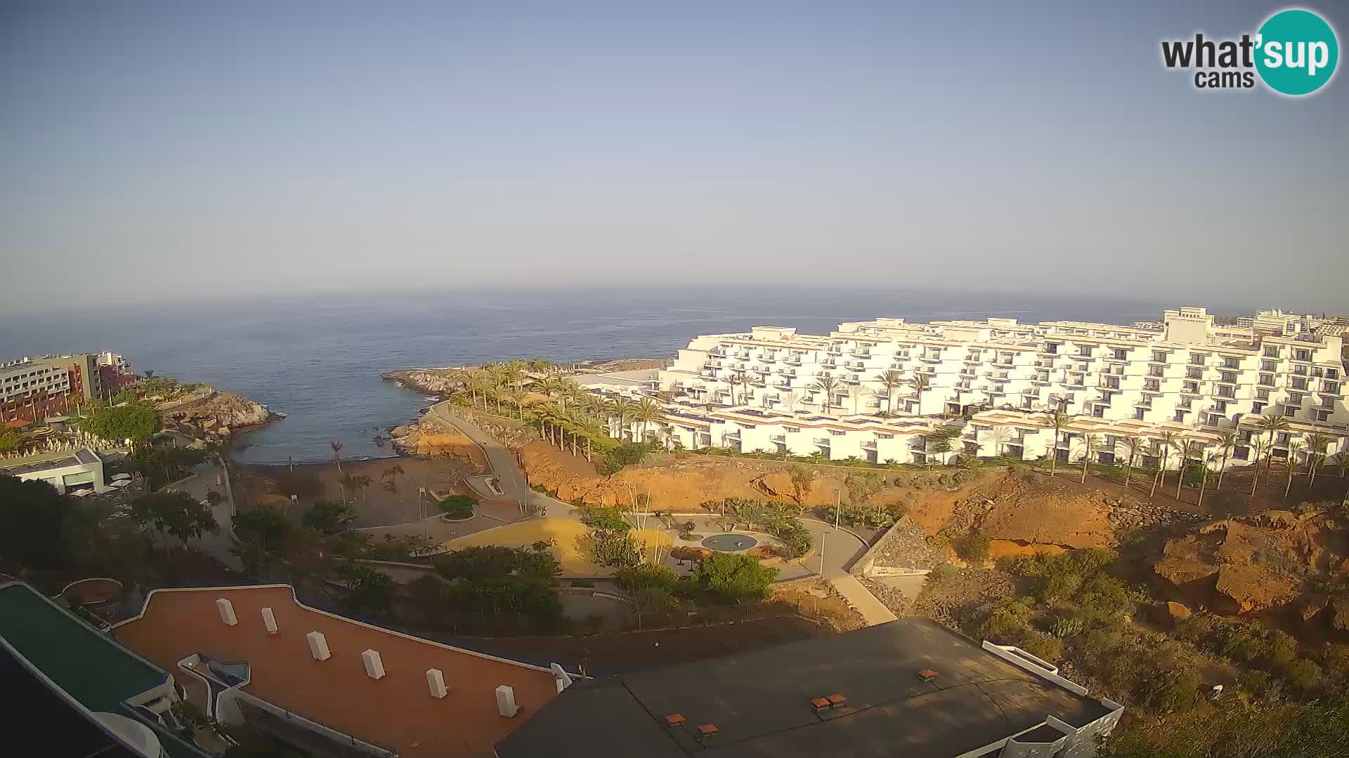 Live webcam Playa de Las Galgas – Playa Paraiso – La Gomera island – Adeje – Tenerife