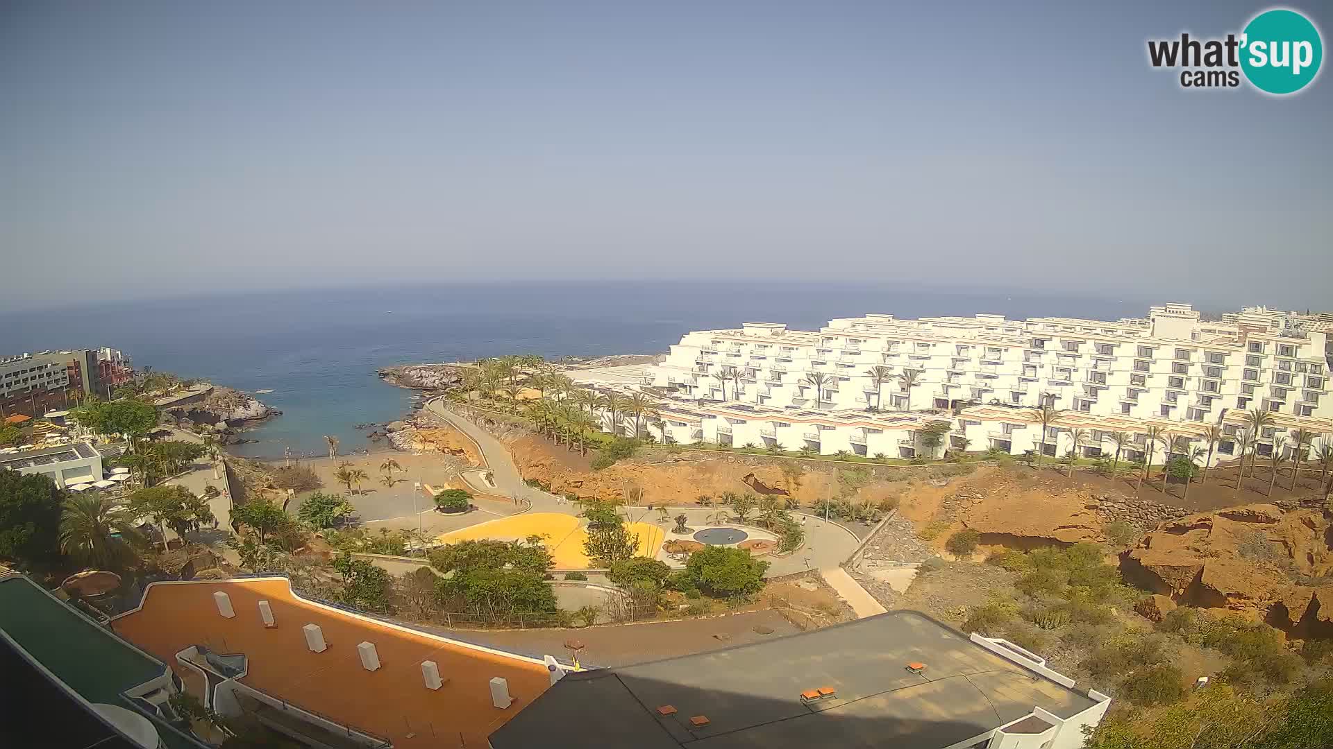Spletna kamera v živo Las Galgas plaža – Playa Paraiso – otok La Gomera – Costa Adeje – Tenerife