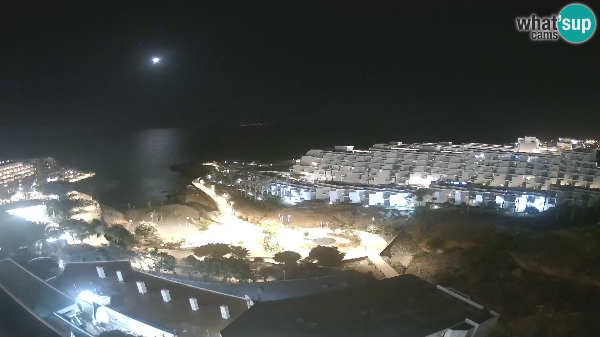 Live webcam Playa de Las Galgas – Playa Paraiso – La Gomera island – Adeje – Tenerife