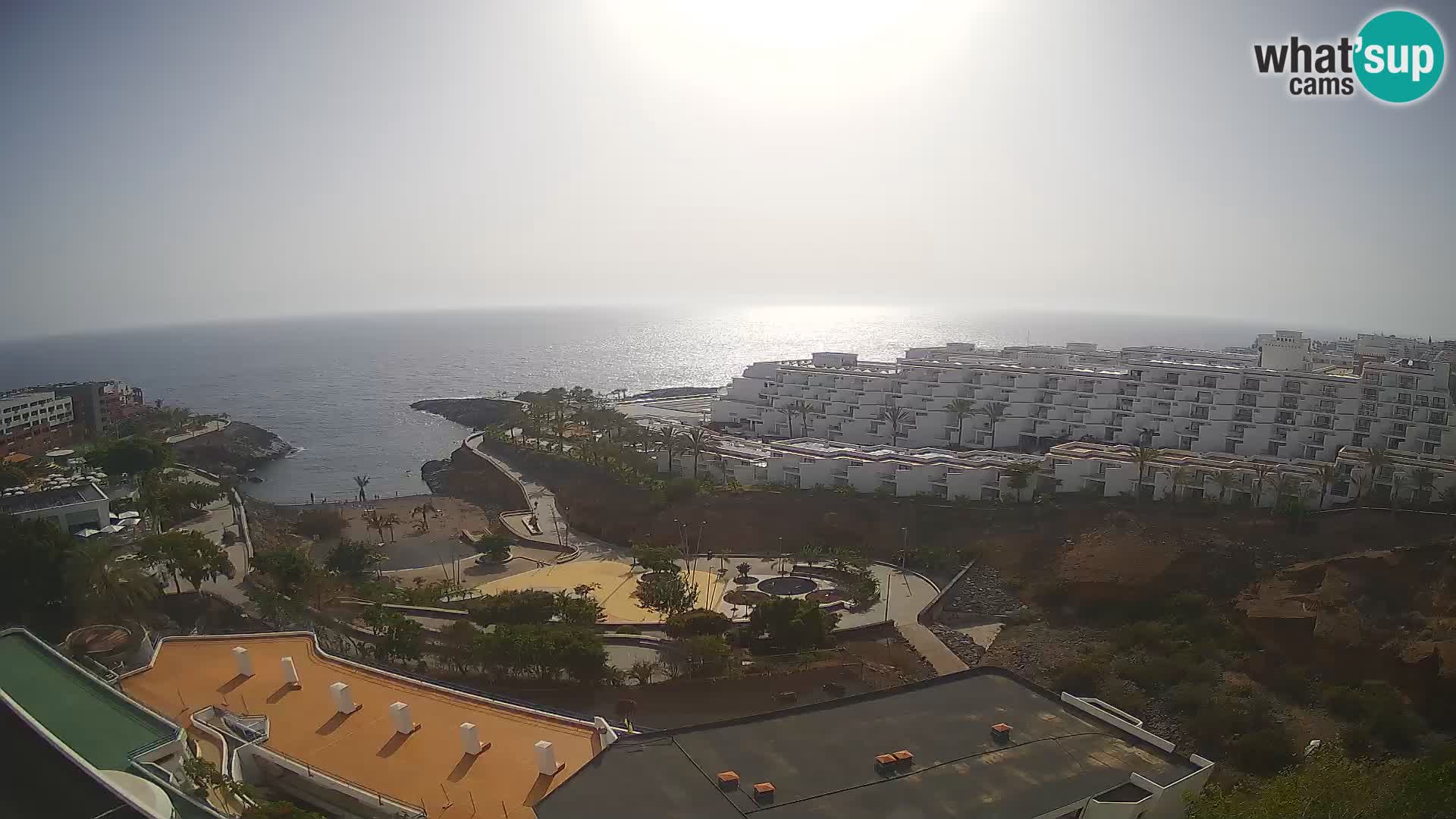 Live webcam Playa de Las Galgas – Playa Paraiso – La Gomera island – Adeje – Tenerife
