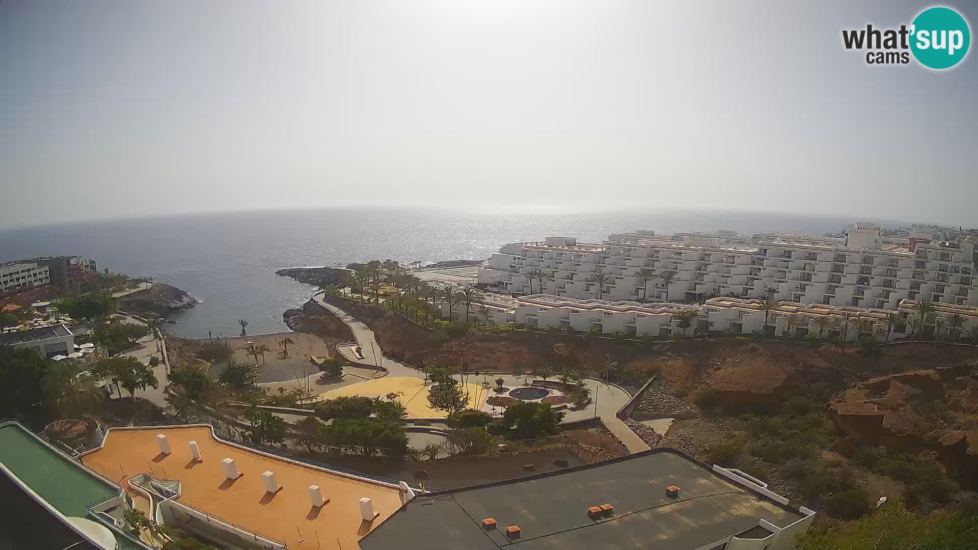Live webcam Playa de Las Galgas – Playa Paraiso – La Gomera island – Adeje – Tenerife