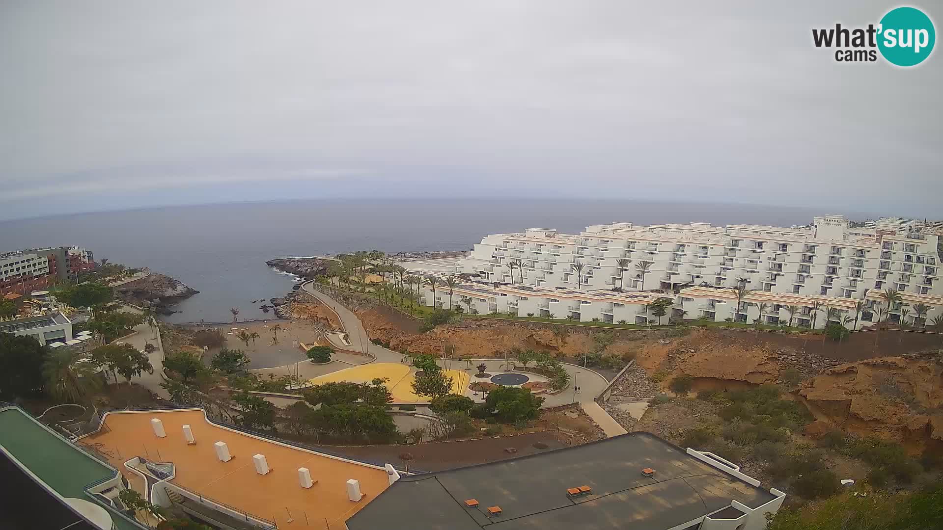 Spletna kamera v živo Las Galgas plaža – Playa Paraiso – otok La Gomera – Costa Adeje – Tenerife