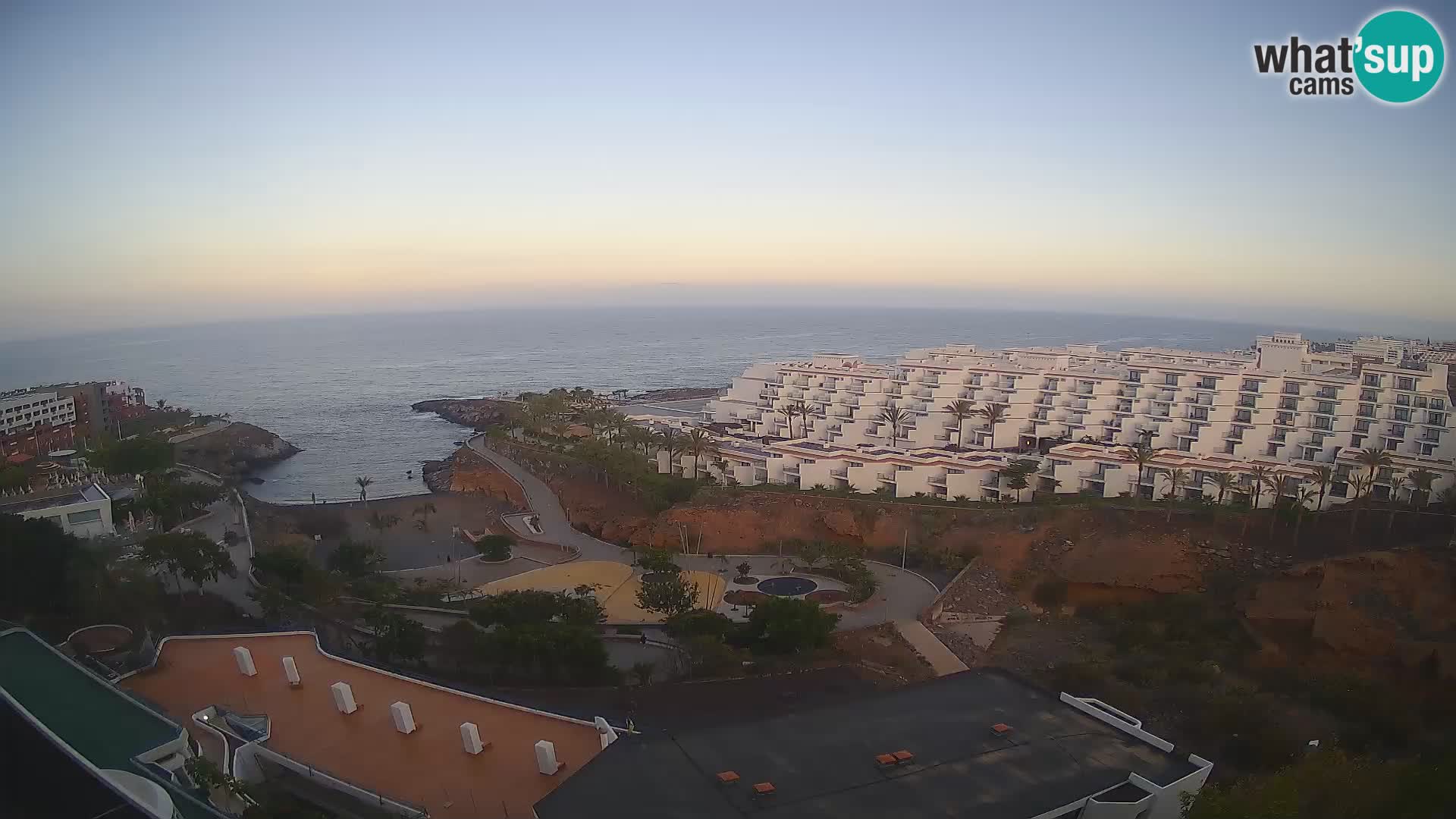 Live webcam Playa de Las Galgas – Playa Paraiso – La Gomera island – Adeje – Tenerife