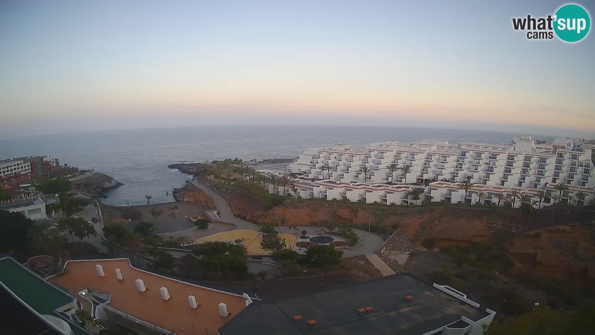 Live webcam Playa de Las Galgas – Playa Paraiso – La Gomera island – Adeje – Tenerife