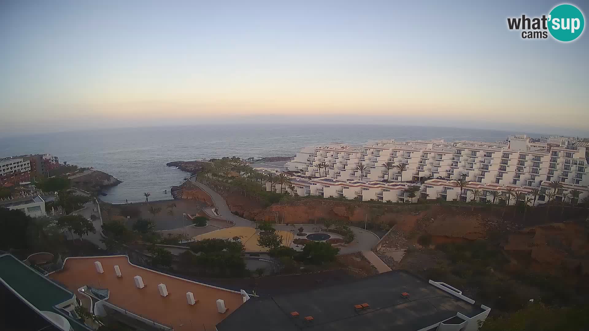 Live webcam Playa de Las Galgas – Playa Paraiso – La Gomera island – Adeje – Tenerife