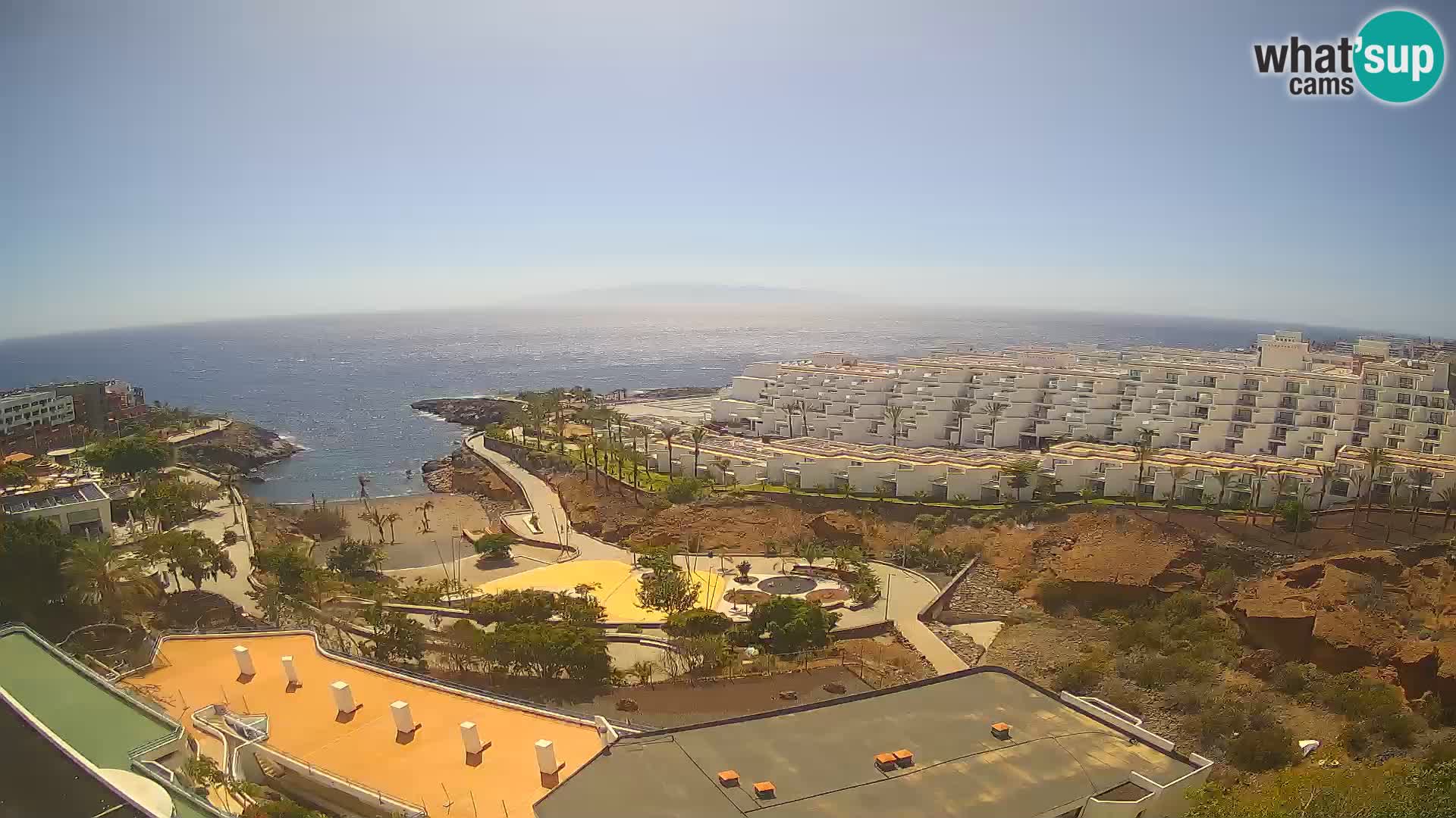 Webcam en vivo Playa de Las Galgas – Playa Paraíso – Isla de La Gomera – Costa Adeje – Tenerife