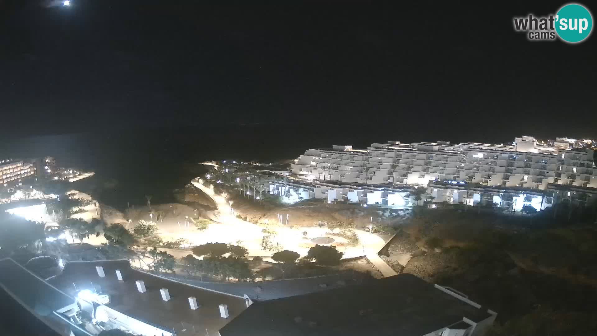 Live webcam Playa de Las Galgas – Playa Paraiso – La Gomera island – Adeje – Tenerife