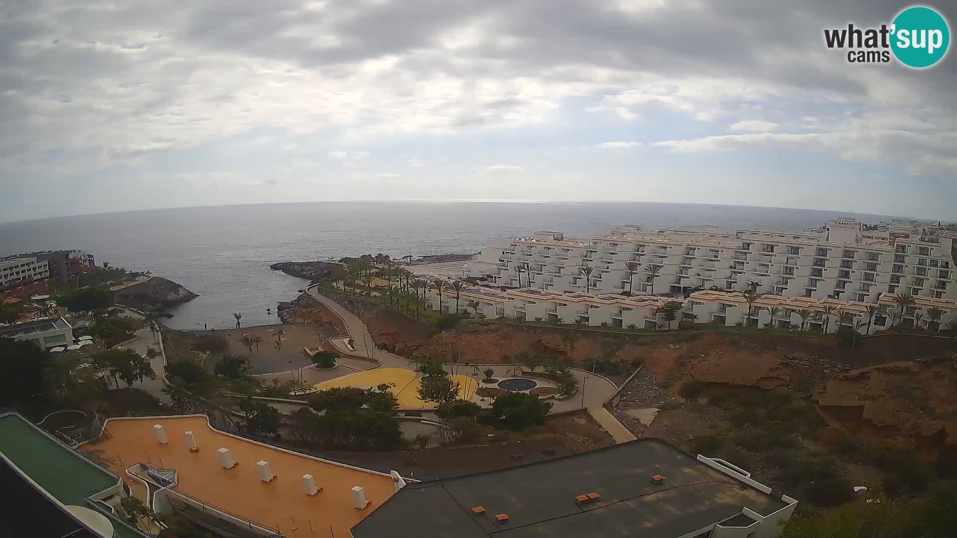 Spletna kamera v živo Las Galgas plaža – Playa Paraiso – otok La Gomera – Costa Adeje – Tenerife