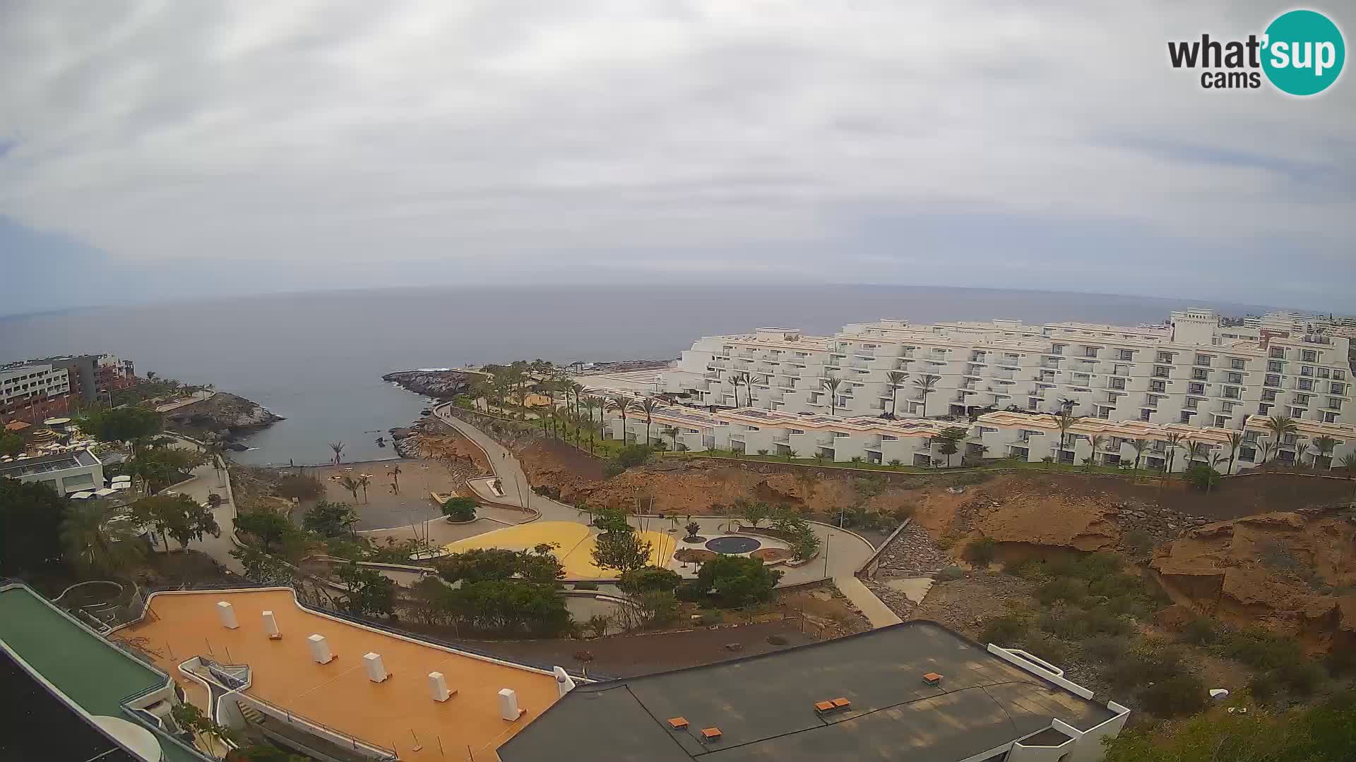 Live webcam Playa de Las Galgas – Playa Paraiso – La Gomera island – Adeje – Tenerife