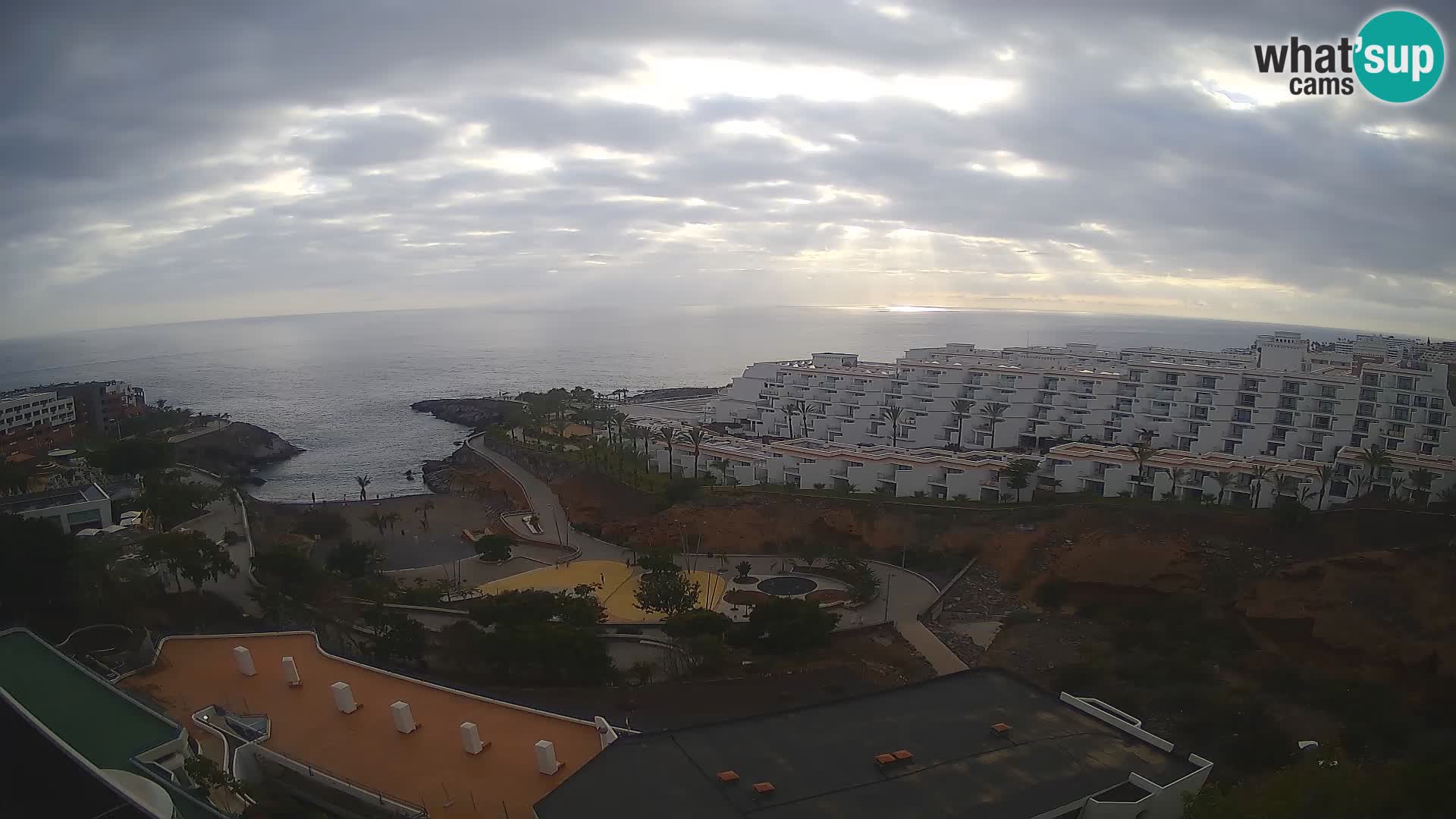 Live webcam Playa de Las Galgas – Playa Paraiso – La Gomera island – Adeje – Tenerife