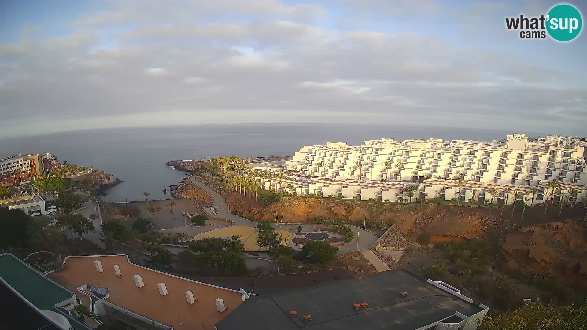 Live webcam Playa de Las Galgas – Playa Paraiso – La Gomera island – Adeje – Tenerife