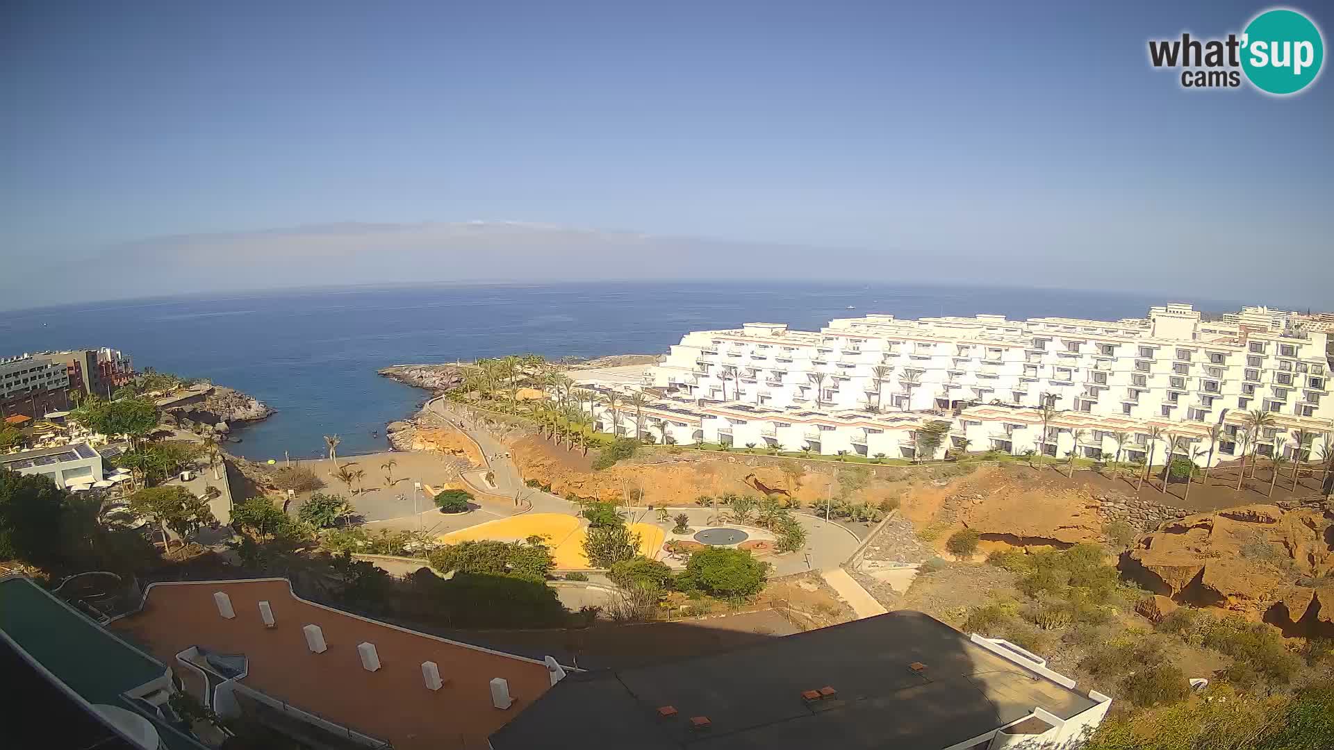 Spletna kamera v živo Las Galgas plaža – Playa Paraiso – otok La Gomera – Costa Adeje – Tenerife