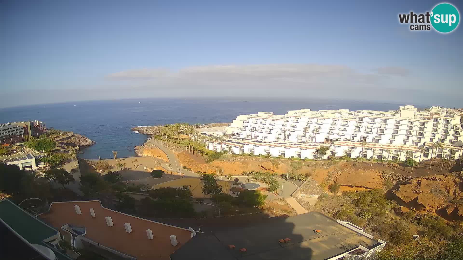 Live webcam Playa de Las Galgas – Playa Paraiso – La Gomera island – Adeje – Tenerife
