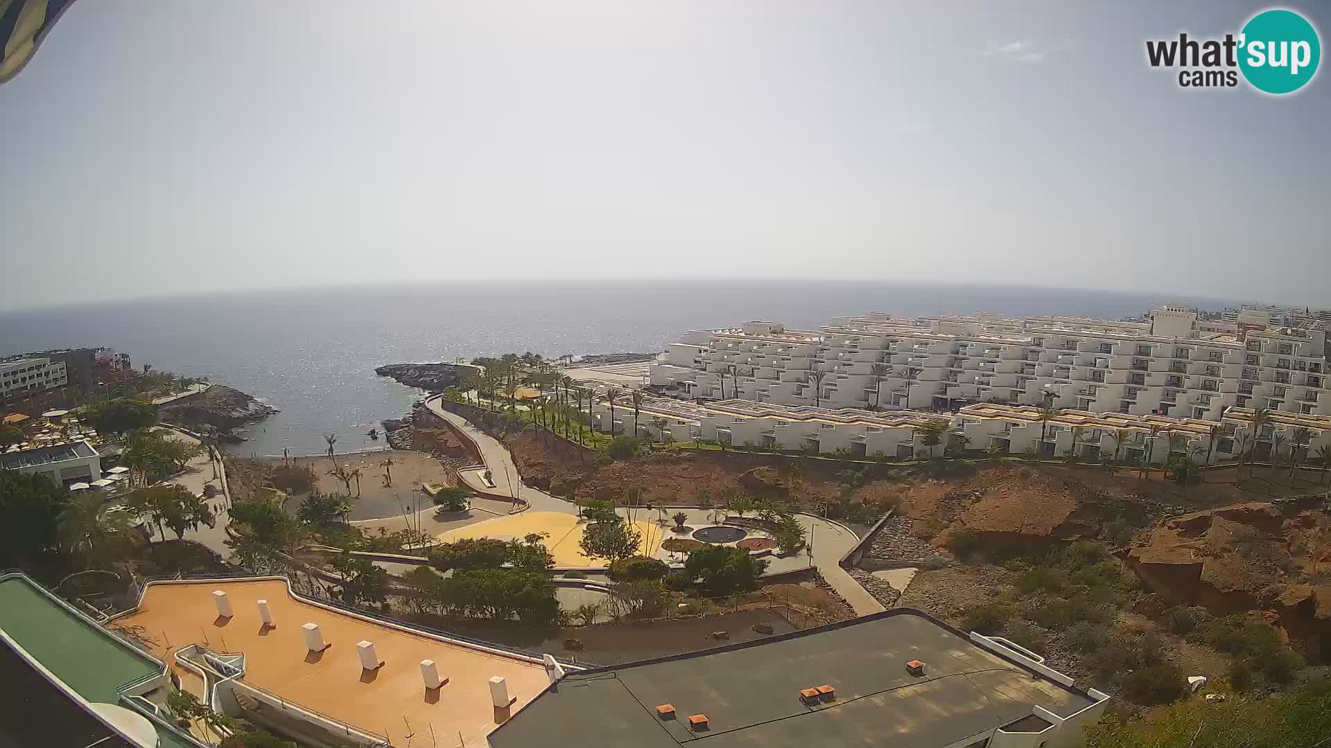 Spletna kamera v živo Las Galgas plaža – Playa Paraiso – otok La Gomera – Costa Adeje – Tenerife