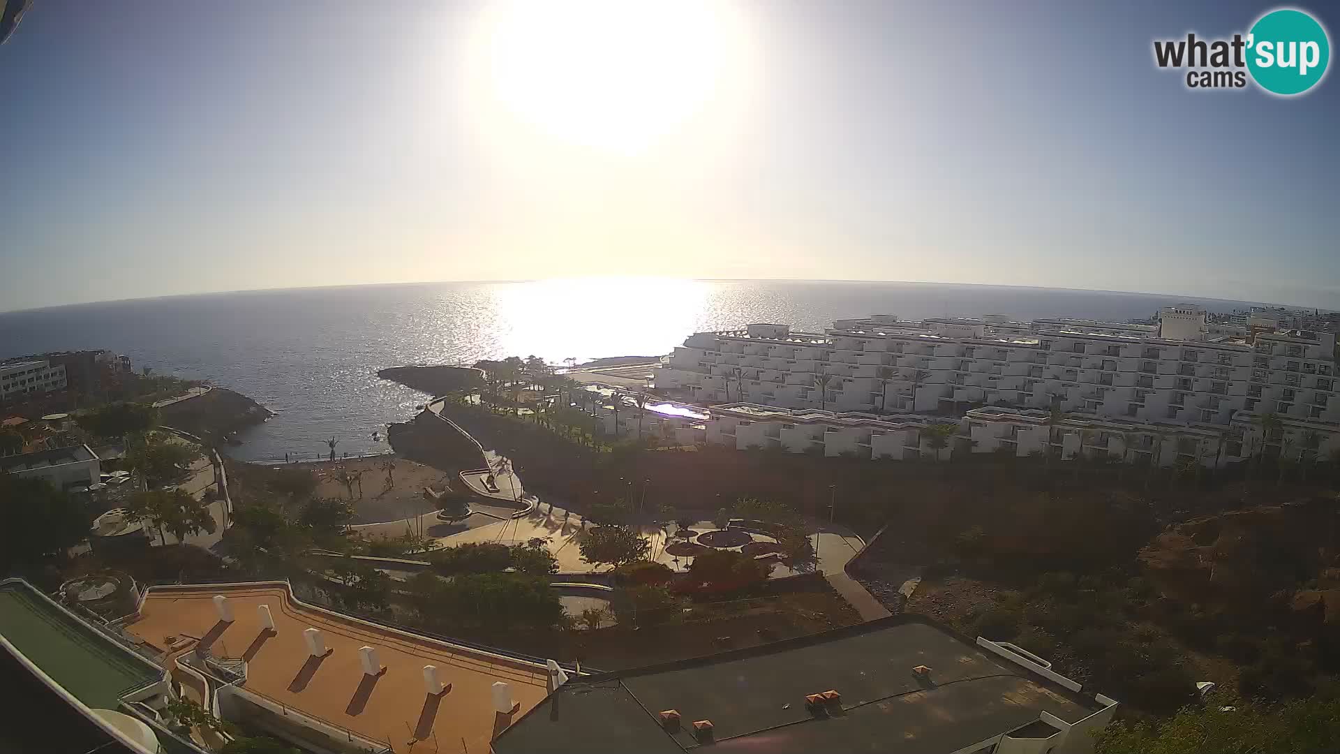 Live webcam Playa de Las Galgas – Playa Paraiso – La Gomera island – Adeje – Tenerife