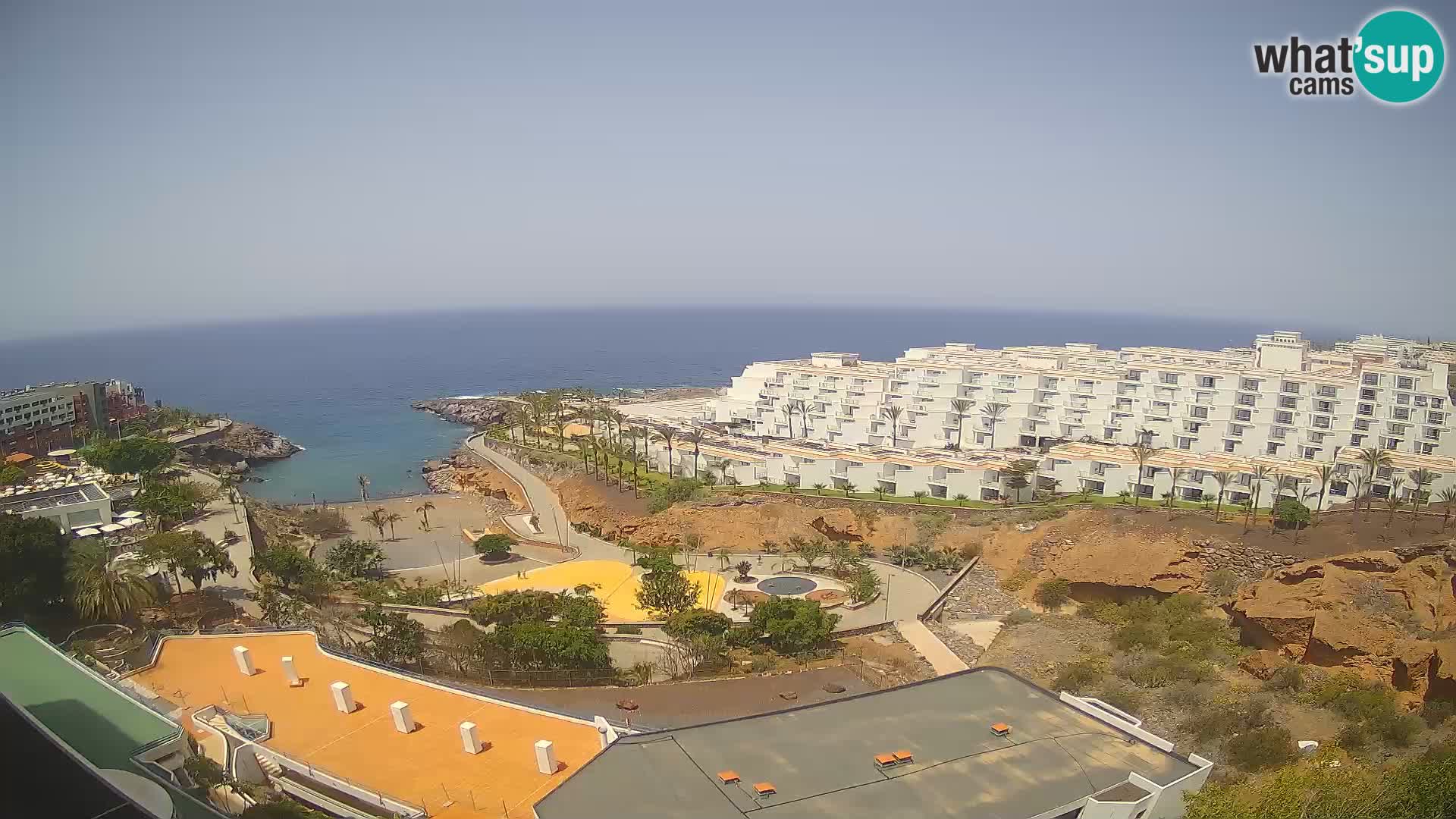Spletna kamera v živo Las Galgas plaža – Playa Paraiso – otok La Gomera – Costa Adeje – Tenerife
