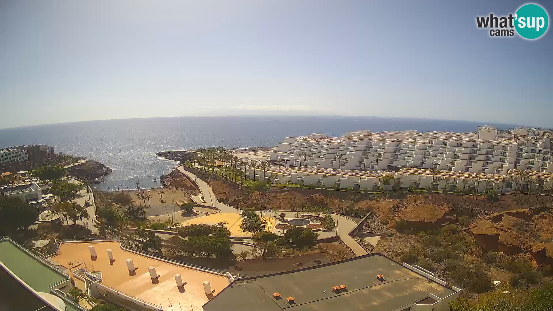 Live-Webcam Las Galgas Strand – Playa Paraiso – Insel La Gomera – Costa Adeje – Teneriffa