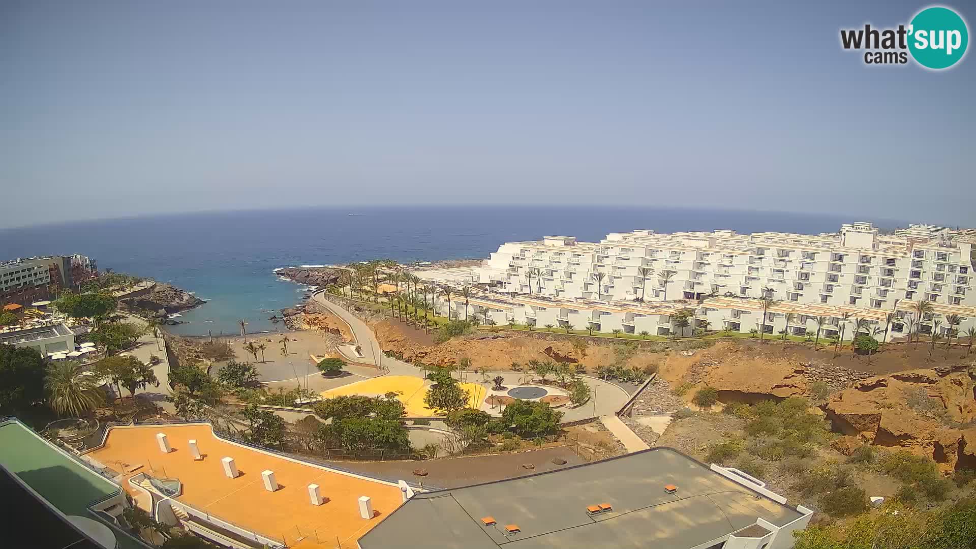 Webcam en direct Playa de Las Galgas – Playa Paraiso – île de La Gomera – Costa Adeje – Tenerife
