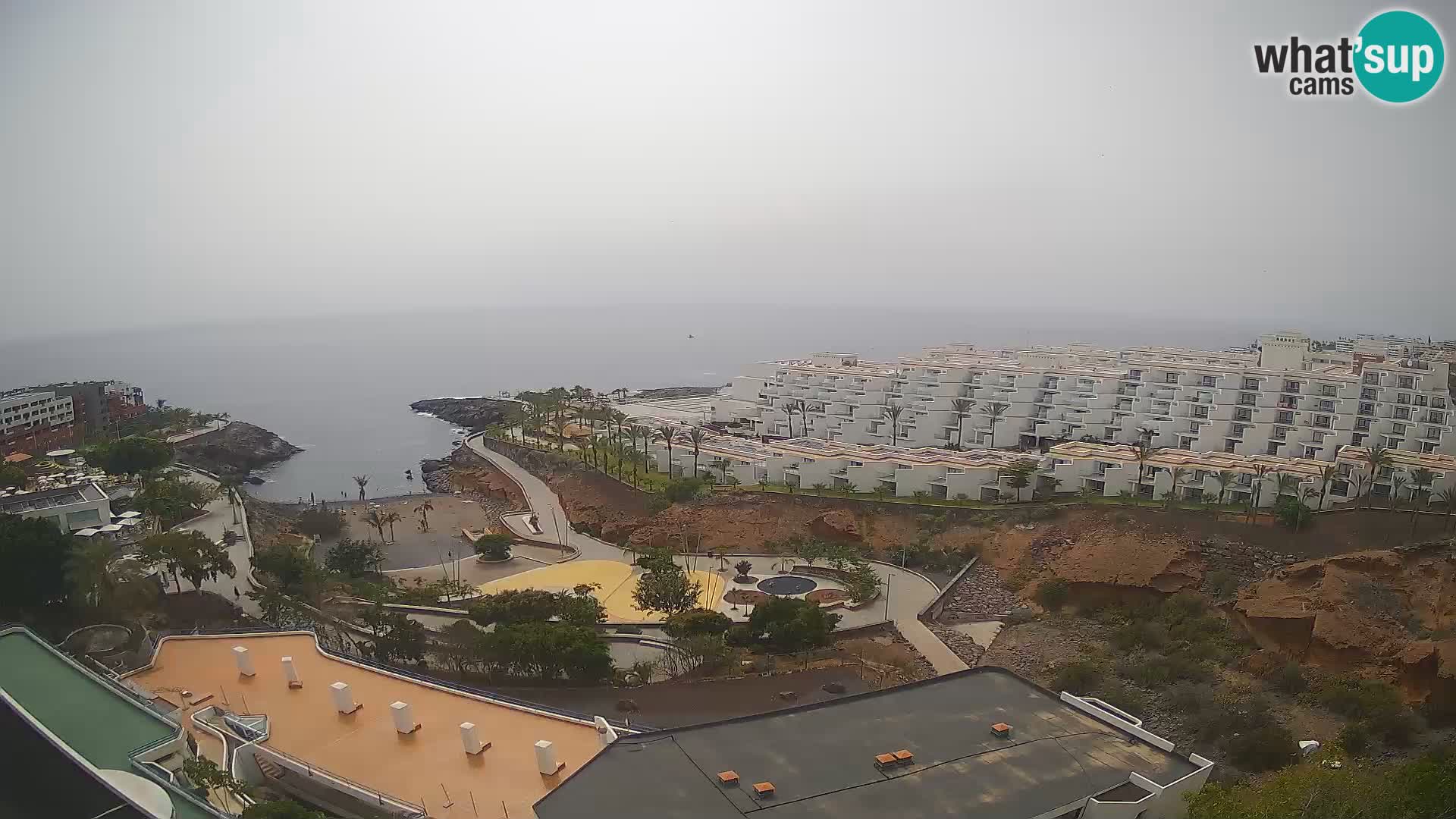 Live webcam Playa de Las Galgas – Playa Paraiso – La Gomera island – Adeje – Tenerife