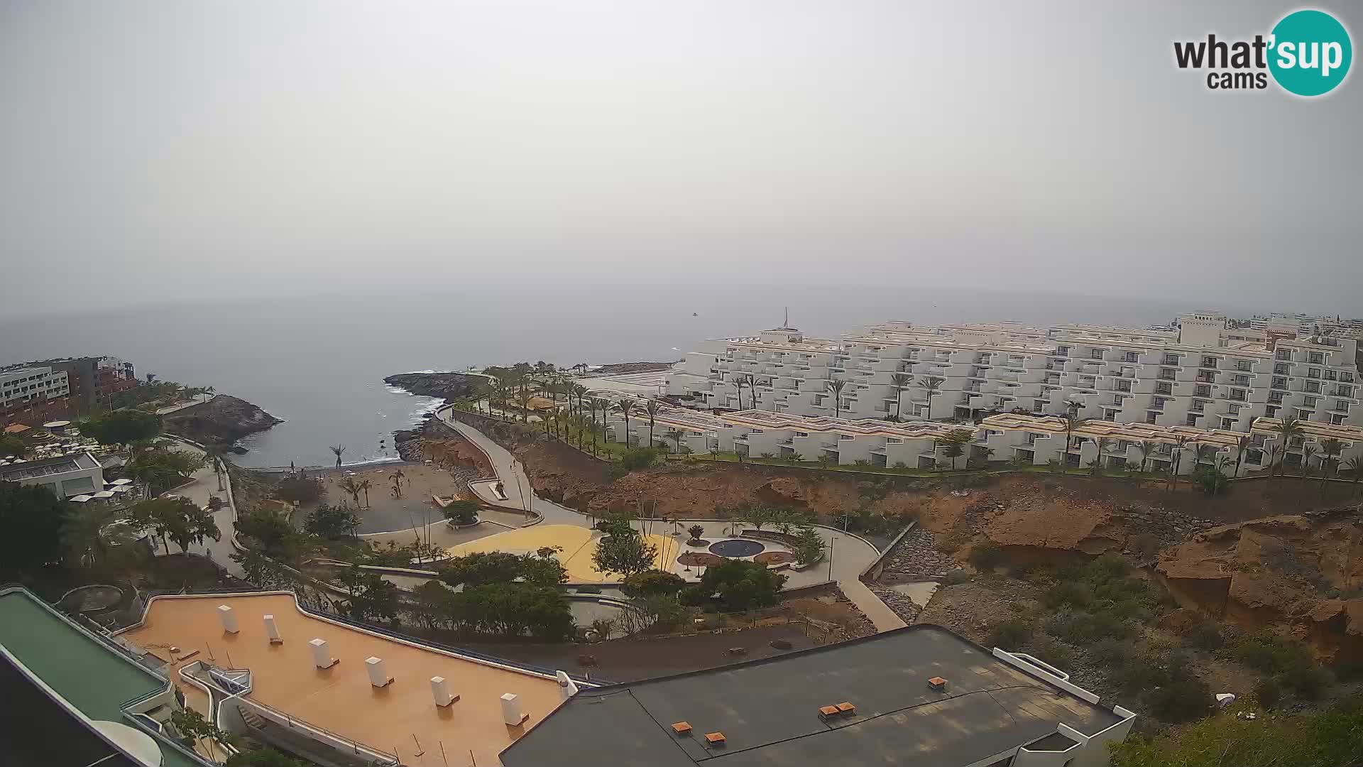 Live webcam Playa de Las Galgas – Playa Paraiso – La Gomera island – Adeje – Tenerife