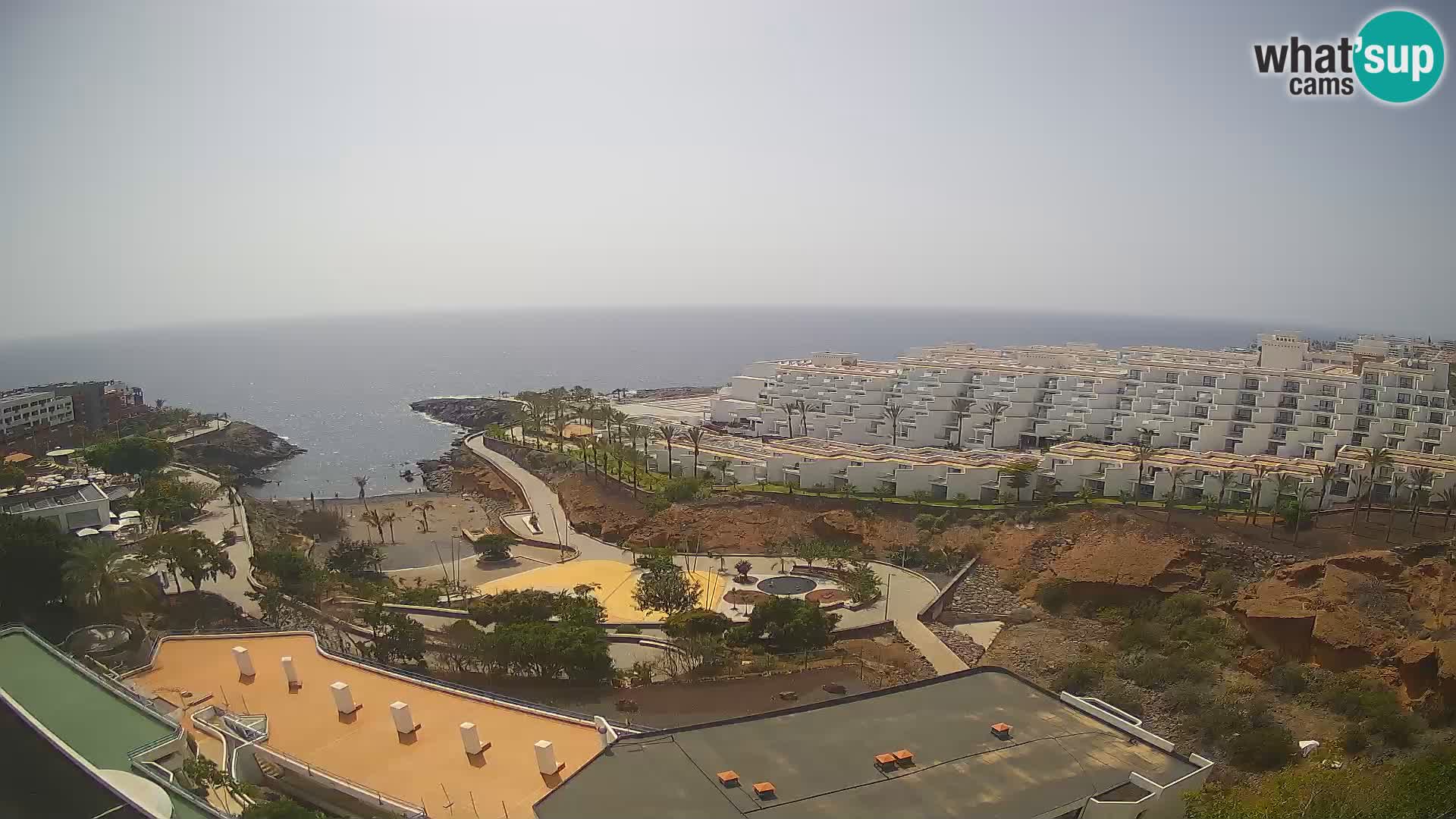 Live webcam Playa de Las Galgas – Playa Paraiso – La Gomera island – Adeje – Tenerife