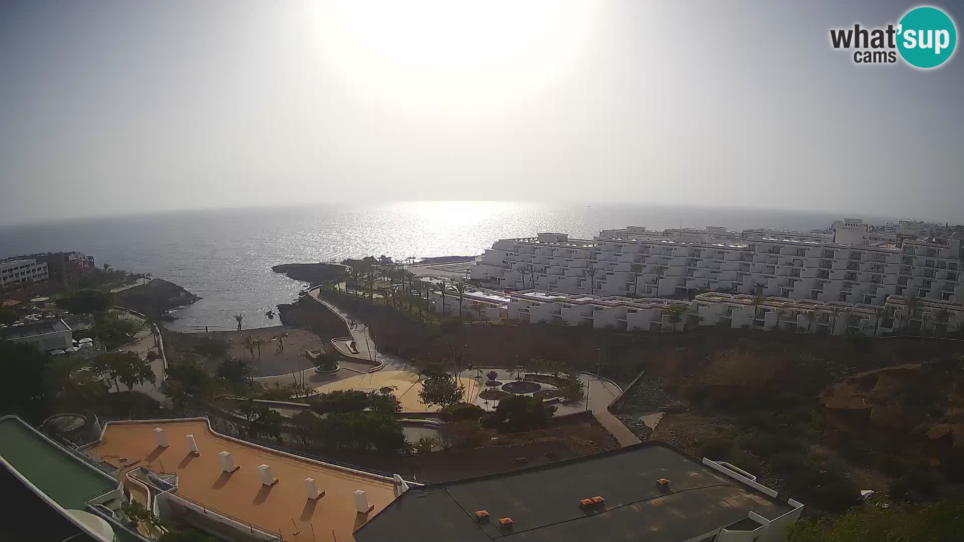 Live webcam Playa de Las Galgas – Playa Paraiso – La Gomera island – Adeje – Tenerife