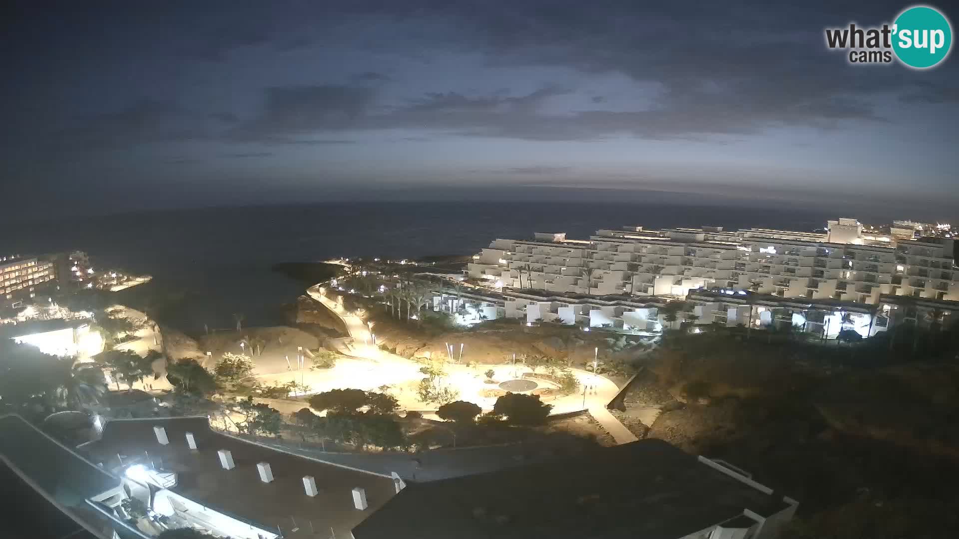 Live webcam Playa de Las Galgas – Playa Paraiso – La Gomera island – Adeje – Tenerife