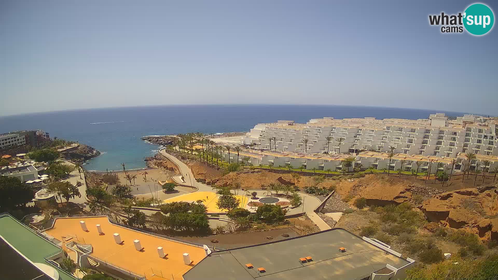Webcam en vivo Playa de Las Galgas – Playa Paraíso – Isla de La Gomera – Costa Adeje – Tenerife