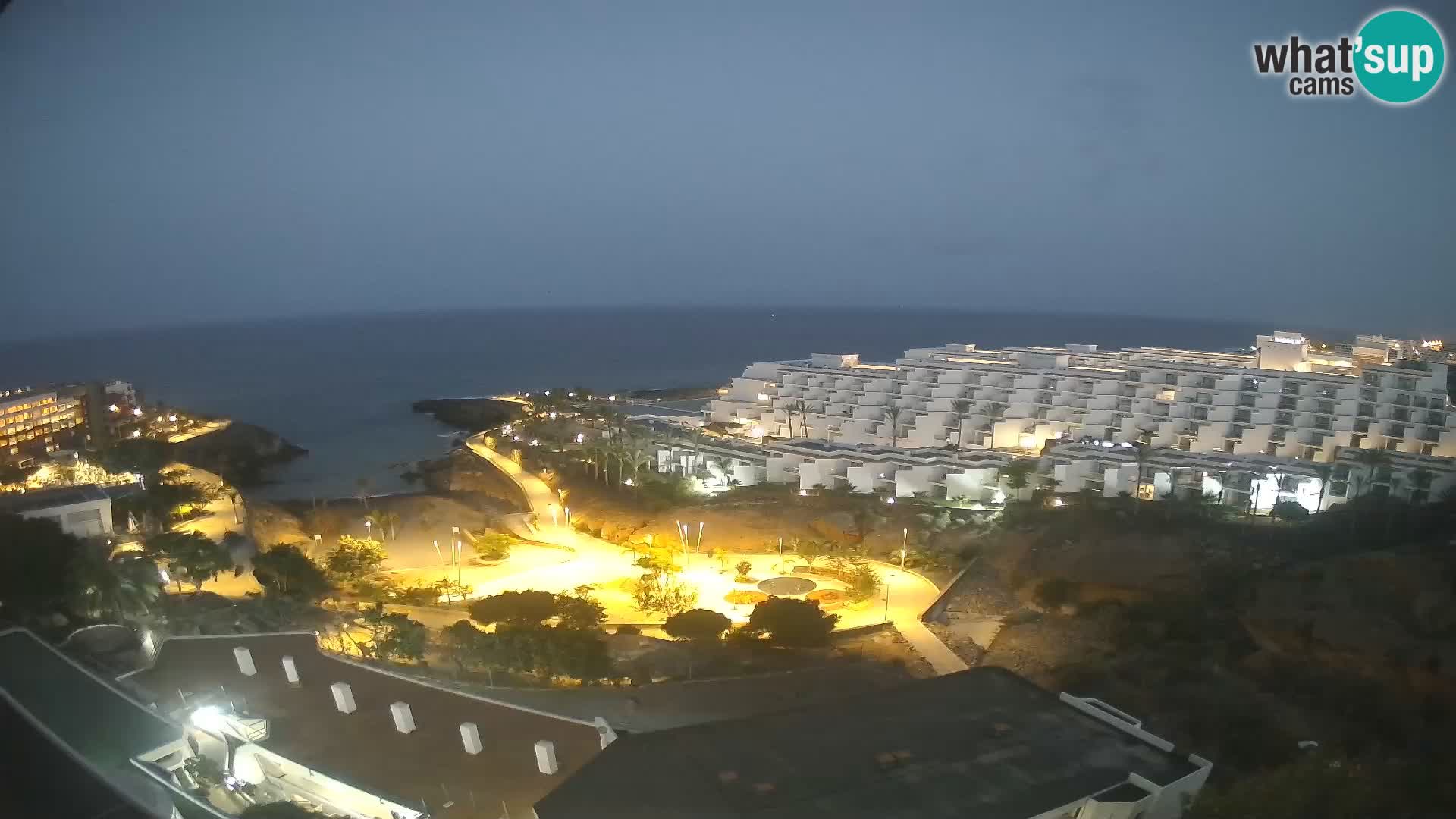 Live webcam Playa de Las Galgas – Playa Paraiso – La Gomera island – Adeje – Tenerife