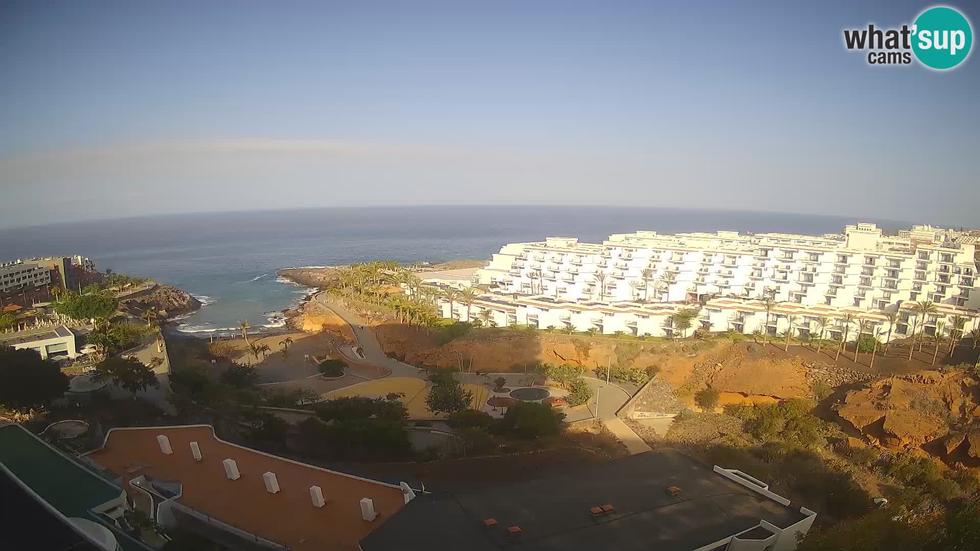 Spletna kamera v živo Las Galgas plaža – Playa Paraiso – otok La Gomera – Costa Adeje – Tenerife