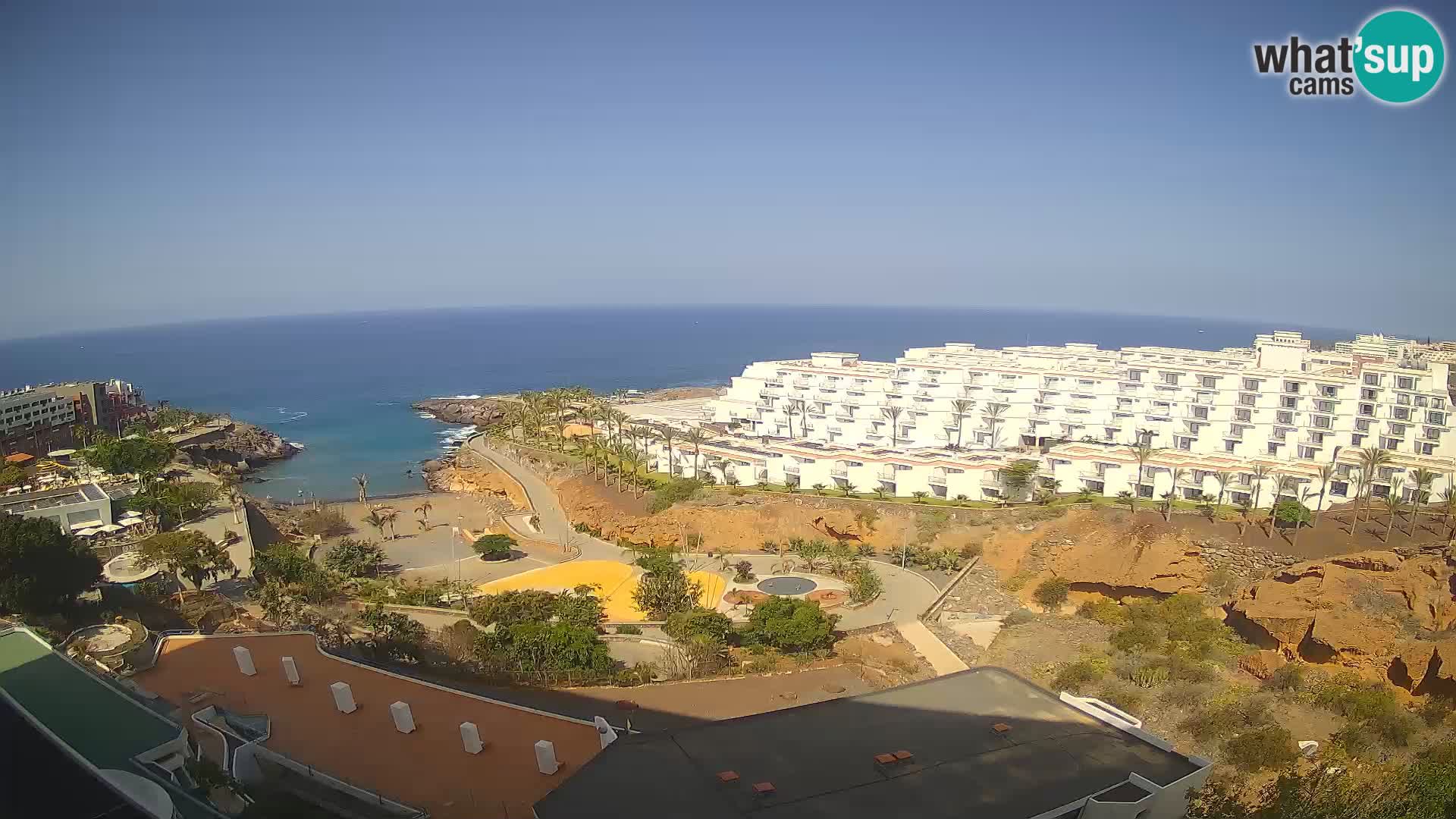 Webcam en vivo Playa de Las Galgas – Playa Paraíso – Isla de La Gomera – Costa Adeje – Tenerife