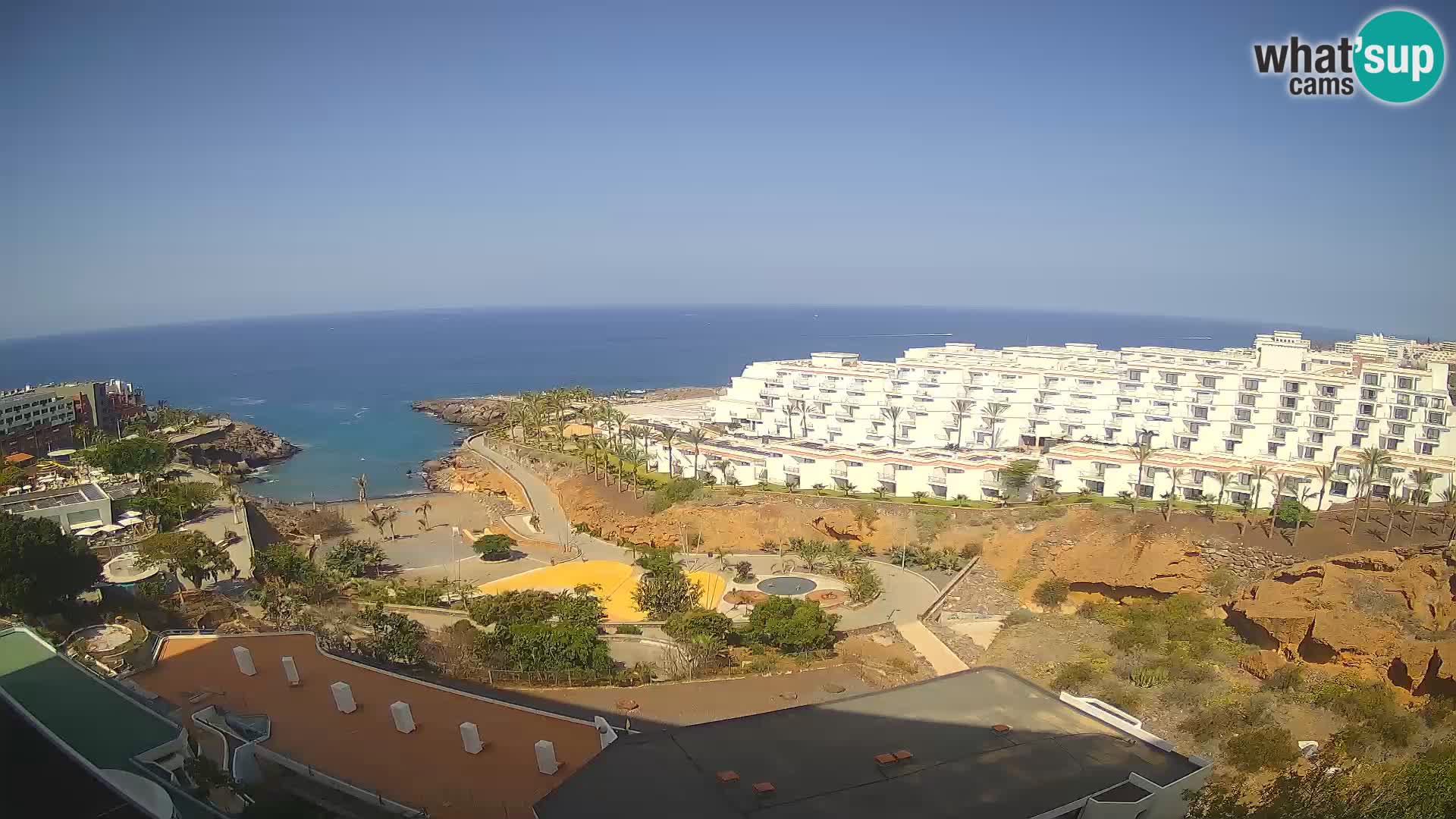 Webcam en vivo Playa de Las Galgas – Playa Paraíso – Isla de La Gomera – Costa Adeje – Tenerife
