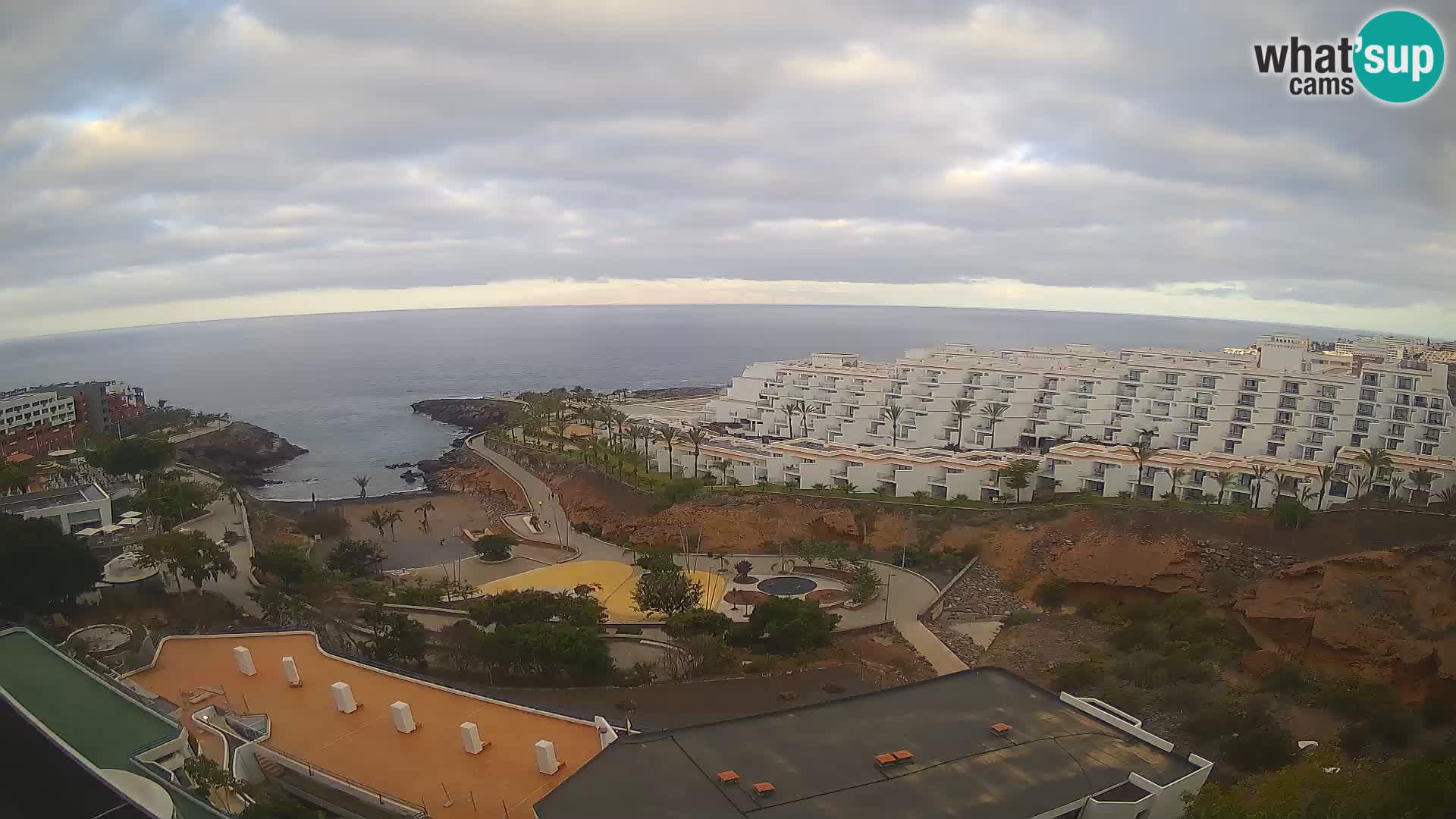 Spletna kamera v živo Las Galgas plaža – Playa Paraiso – otok La Gomera – Costa Adeje – Tenerife
