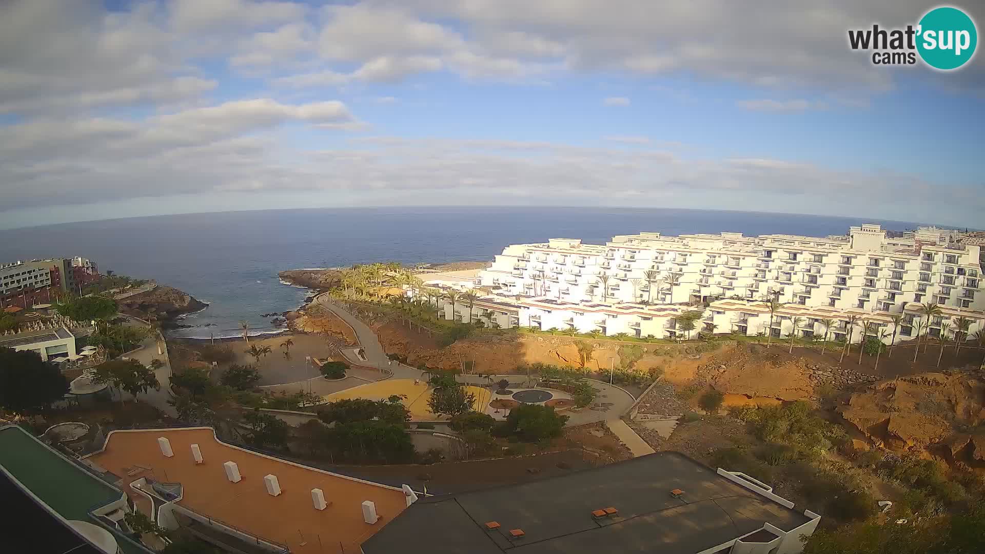 Live webcam Playa de Las Galgas – Playa Paraiso – La Gomera island – Adeje – Tenerife