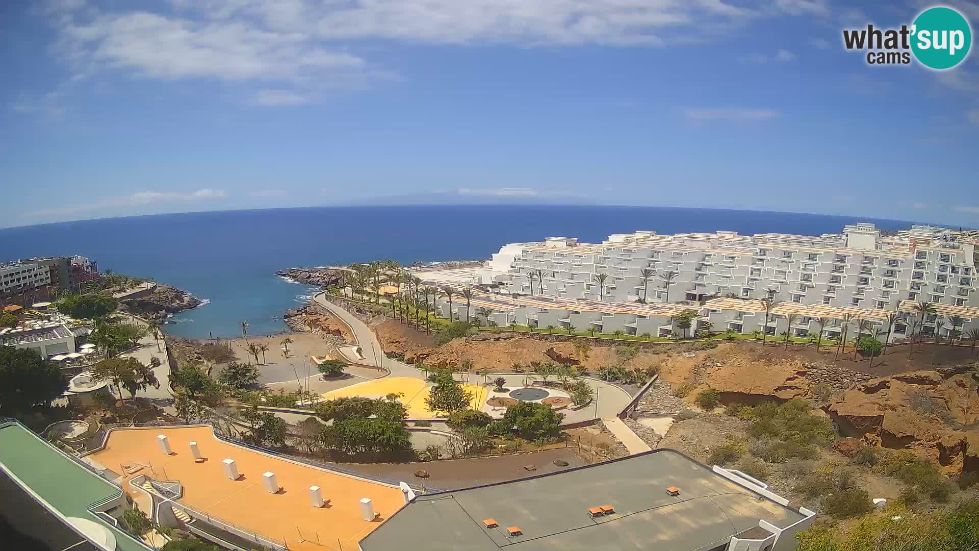 Webcam en vivo Playa de Las Galgas – Playa Paraíso – Isla de La Gomera – Costa Adeje – Tenerife