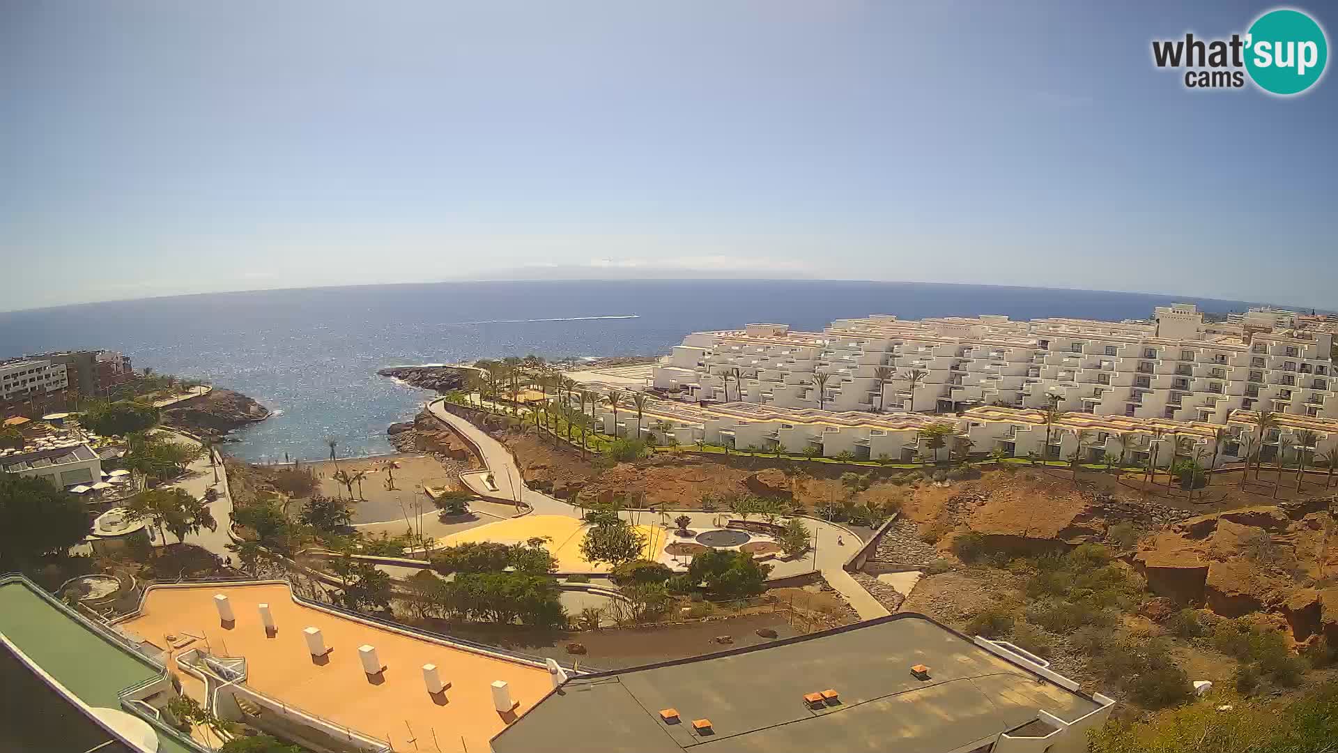 Live-Webcam Las Galgas Strand – Playa Paraiso – Insel La Gomera – Costa Adeje – Teneriffa
