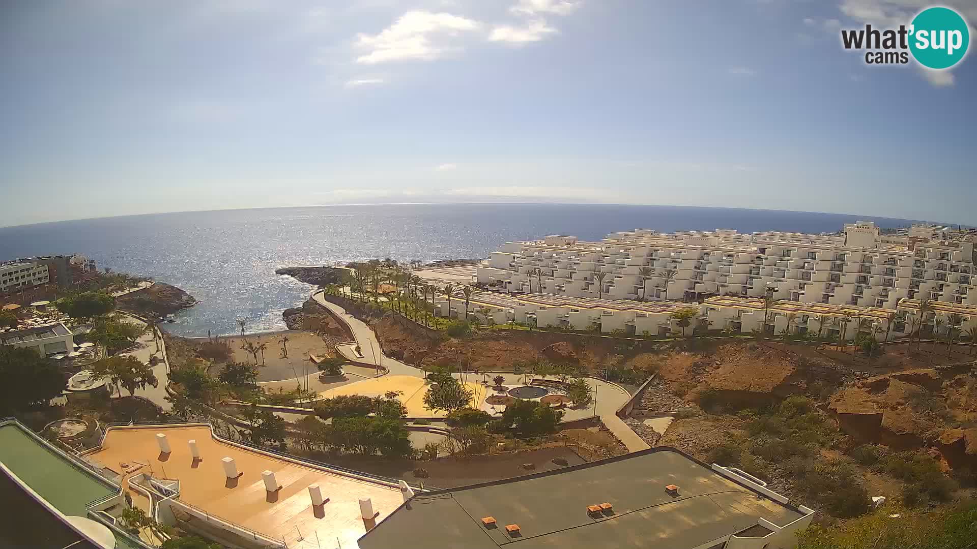 Webcam en vivo Playa de Las Galgas – Playa Paraíso – Isla de La Gomera – Costa Adeje – Tenerife
