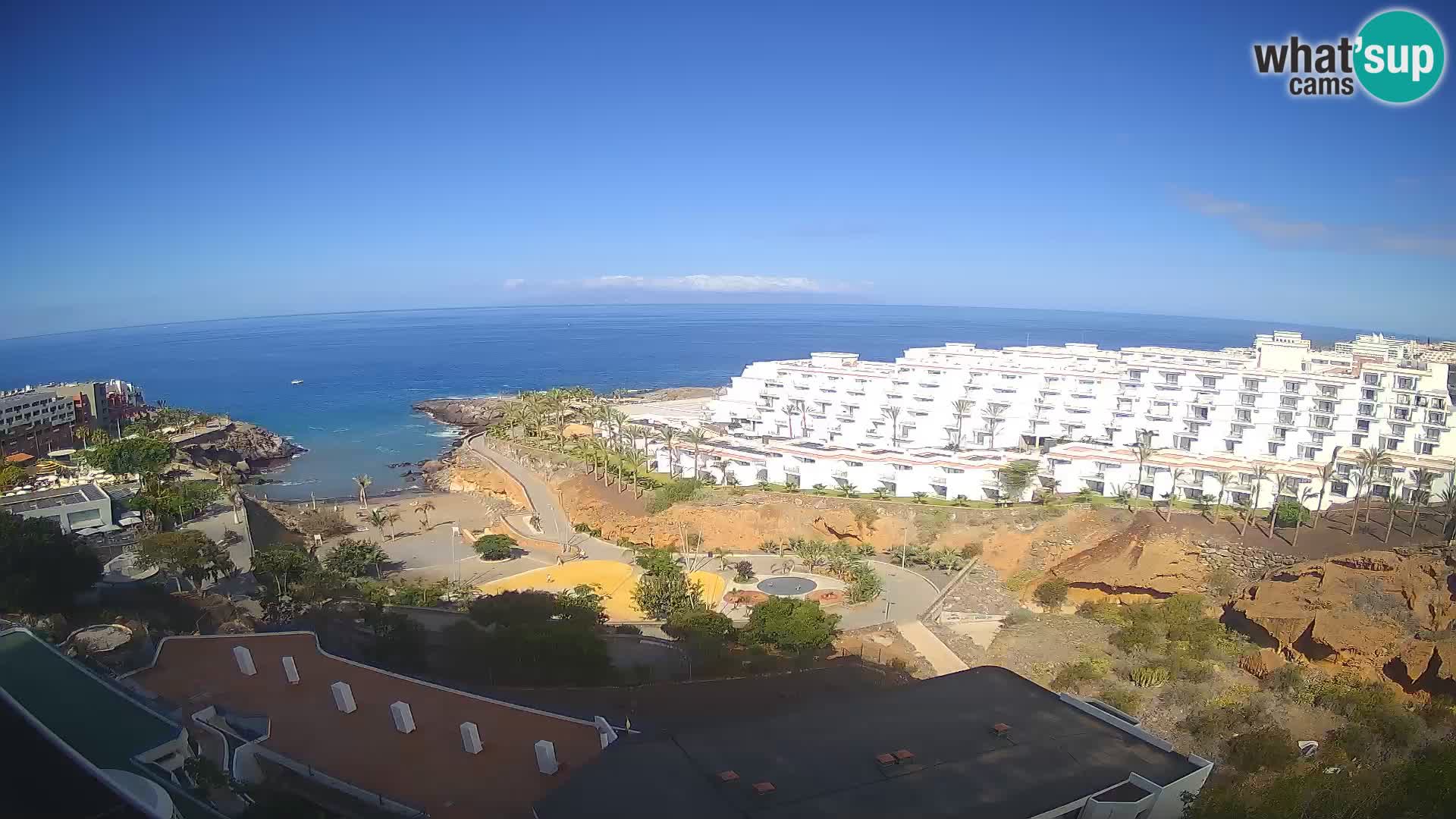 Webcam live spiaggia Las Galgas – Playa Paraiso – Isola La Gomera – Costa Adeje – Tenerife
