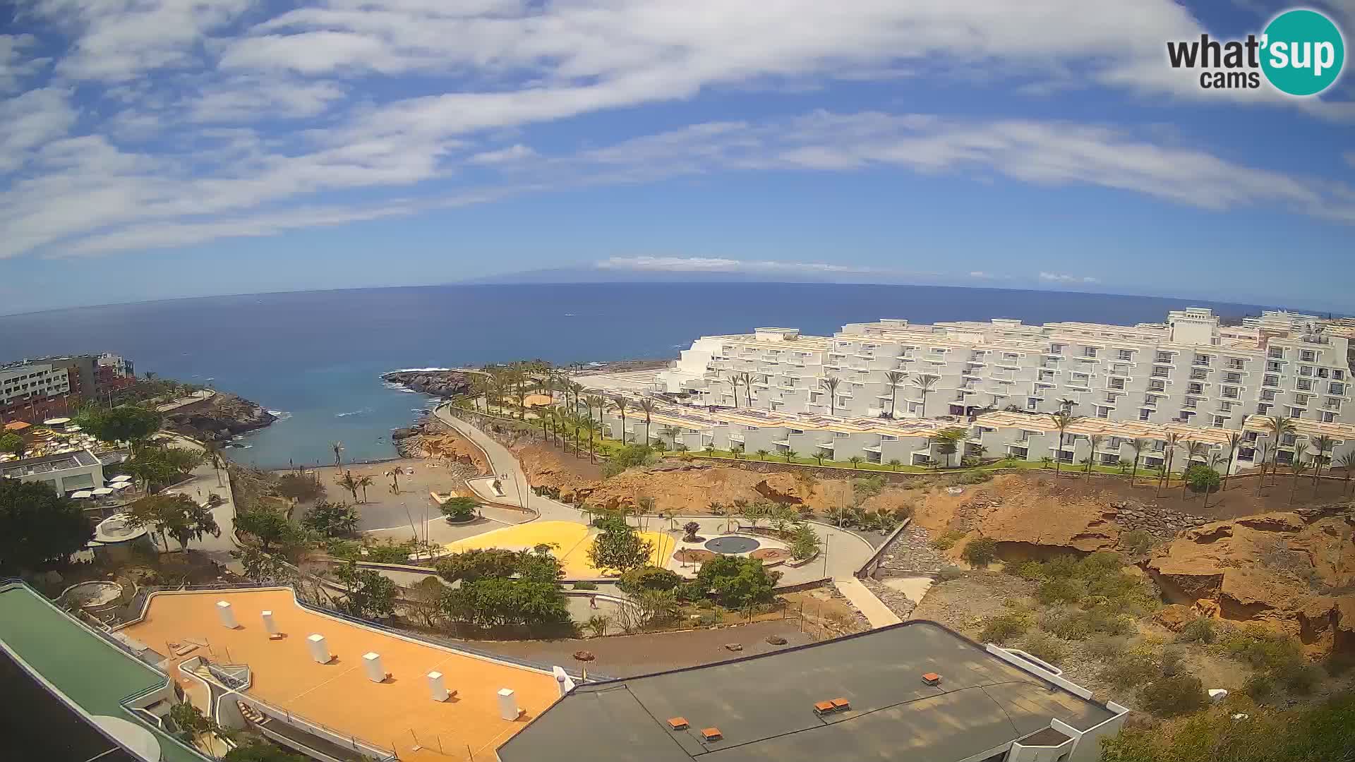 Webcam live spiaggia Las Galgas – Playa Paraiso – Isola La Gomera – Costa Adeje – Tenerife