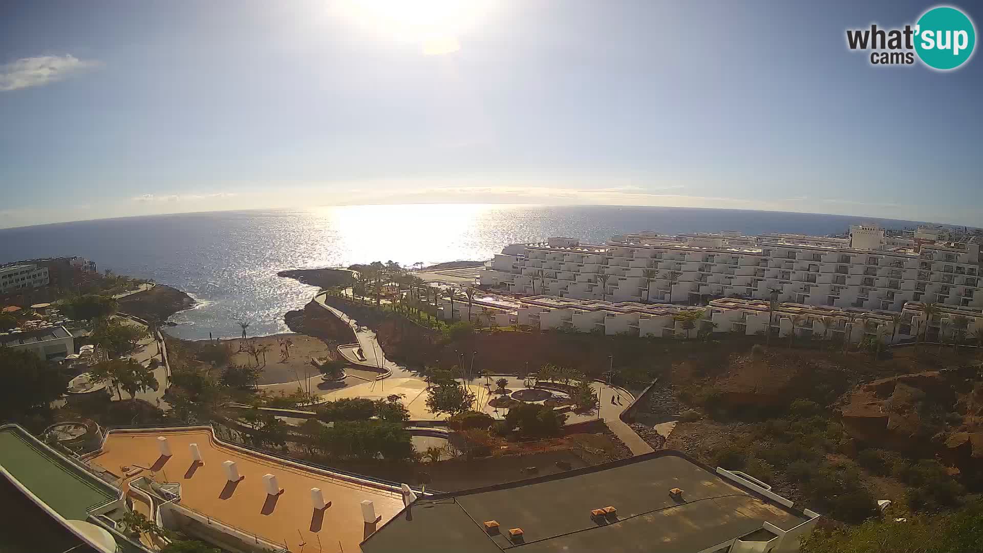 Spletna kamera v živo Las Galgas plaža – Playa Paraiso – otok La Gomera – Costa Adeje – Tenerife